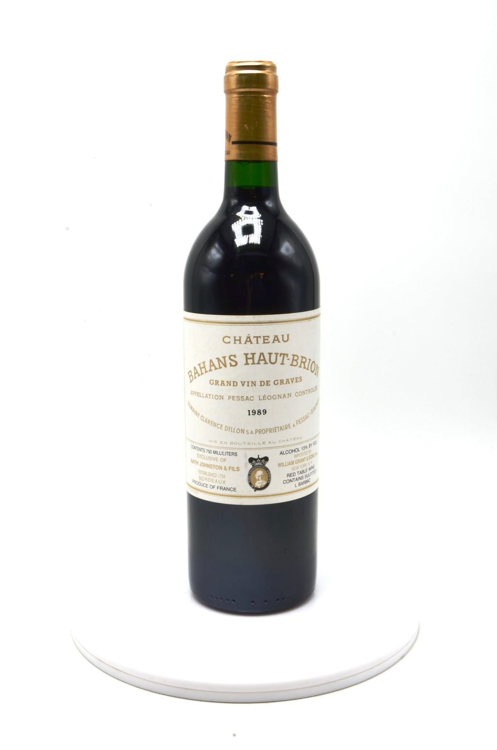 1989 Chateau Bahans Haut-Brion, Pessac-Leognan [Ch. Haut-Brion's 2nd]