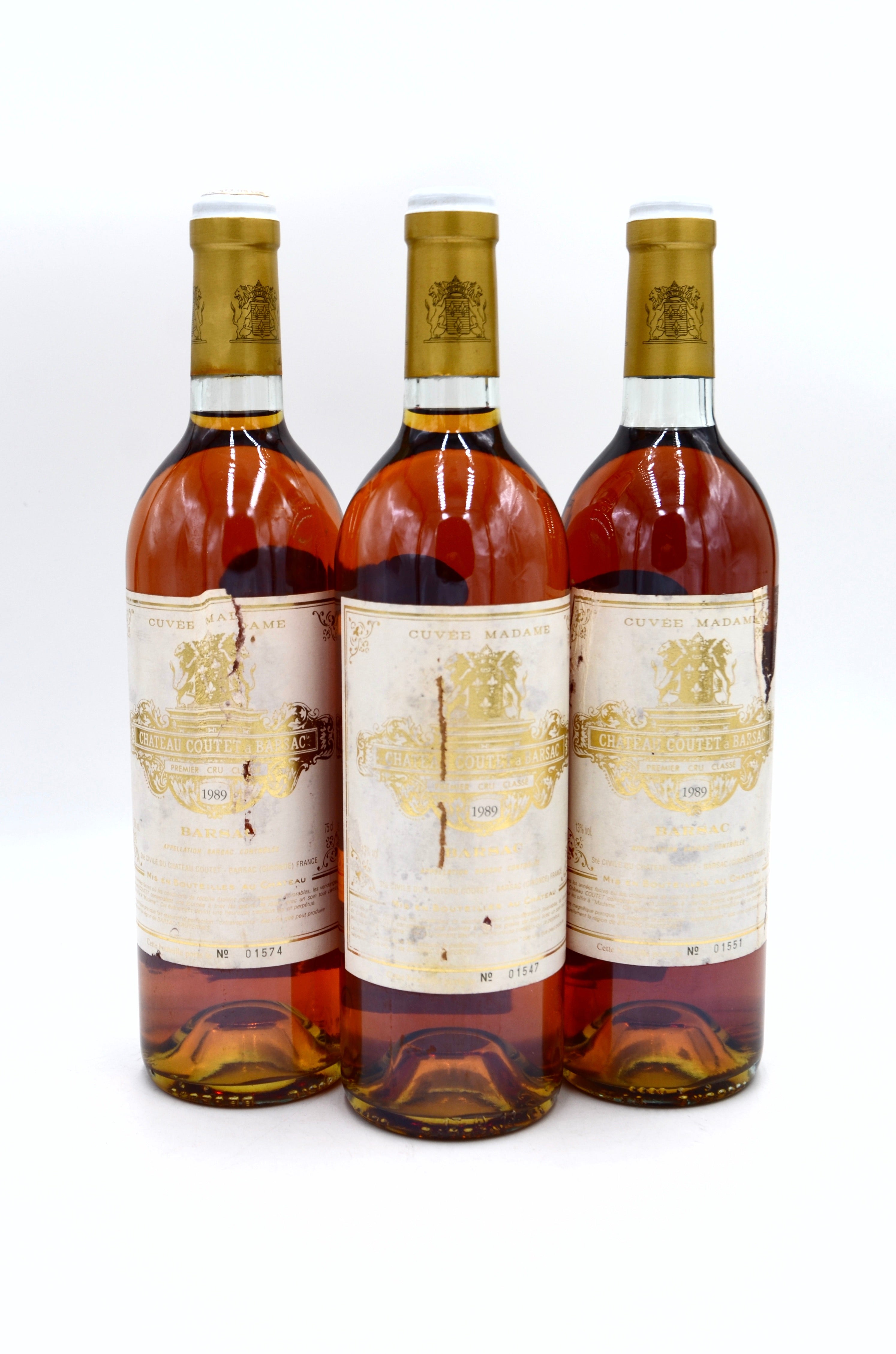 1989 Château Coutet, Cuvée Madame, Barsac