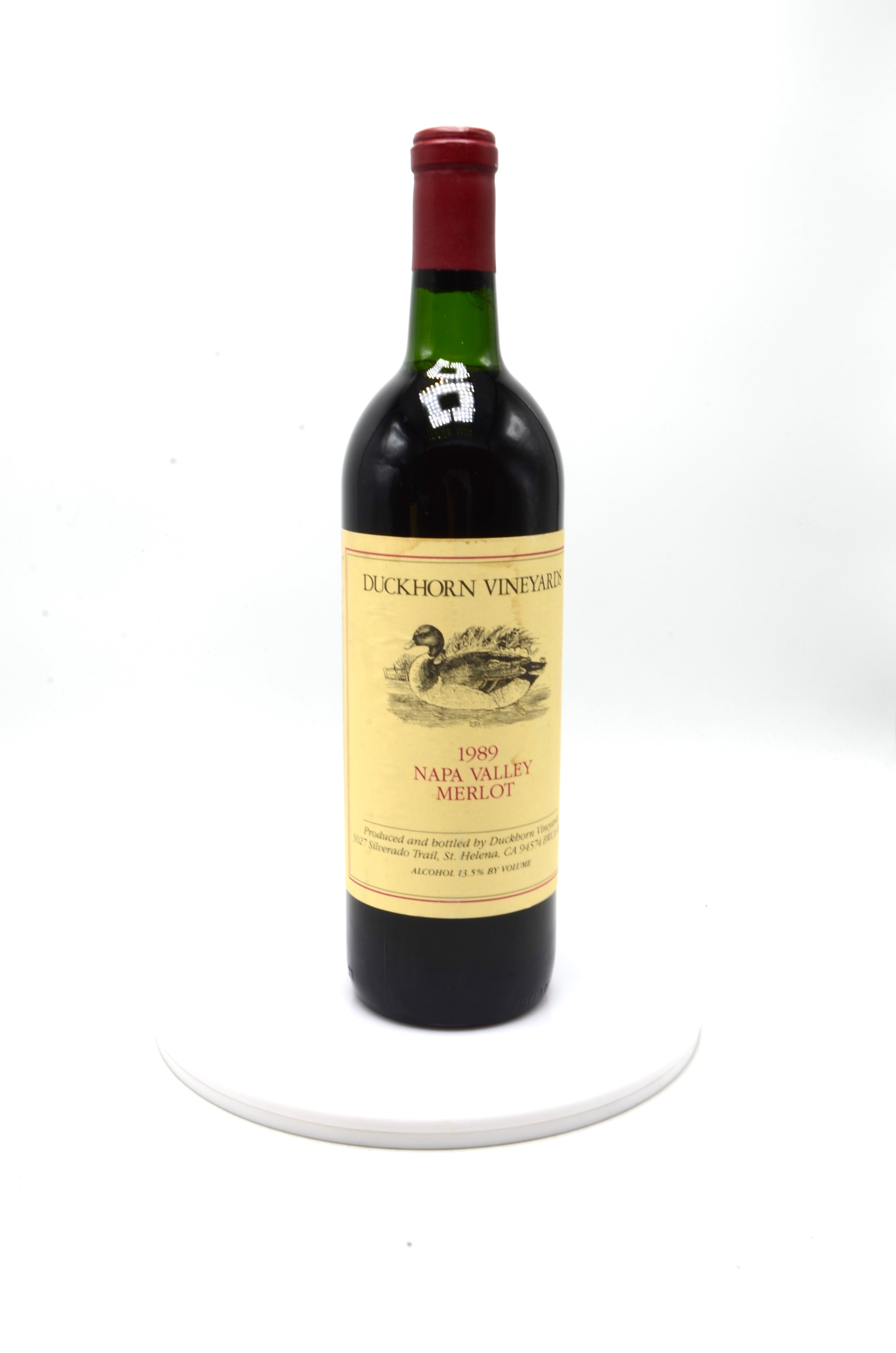 1989 Duckhorn Vineyards Merlot, Napa Valley