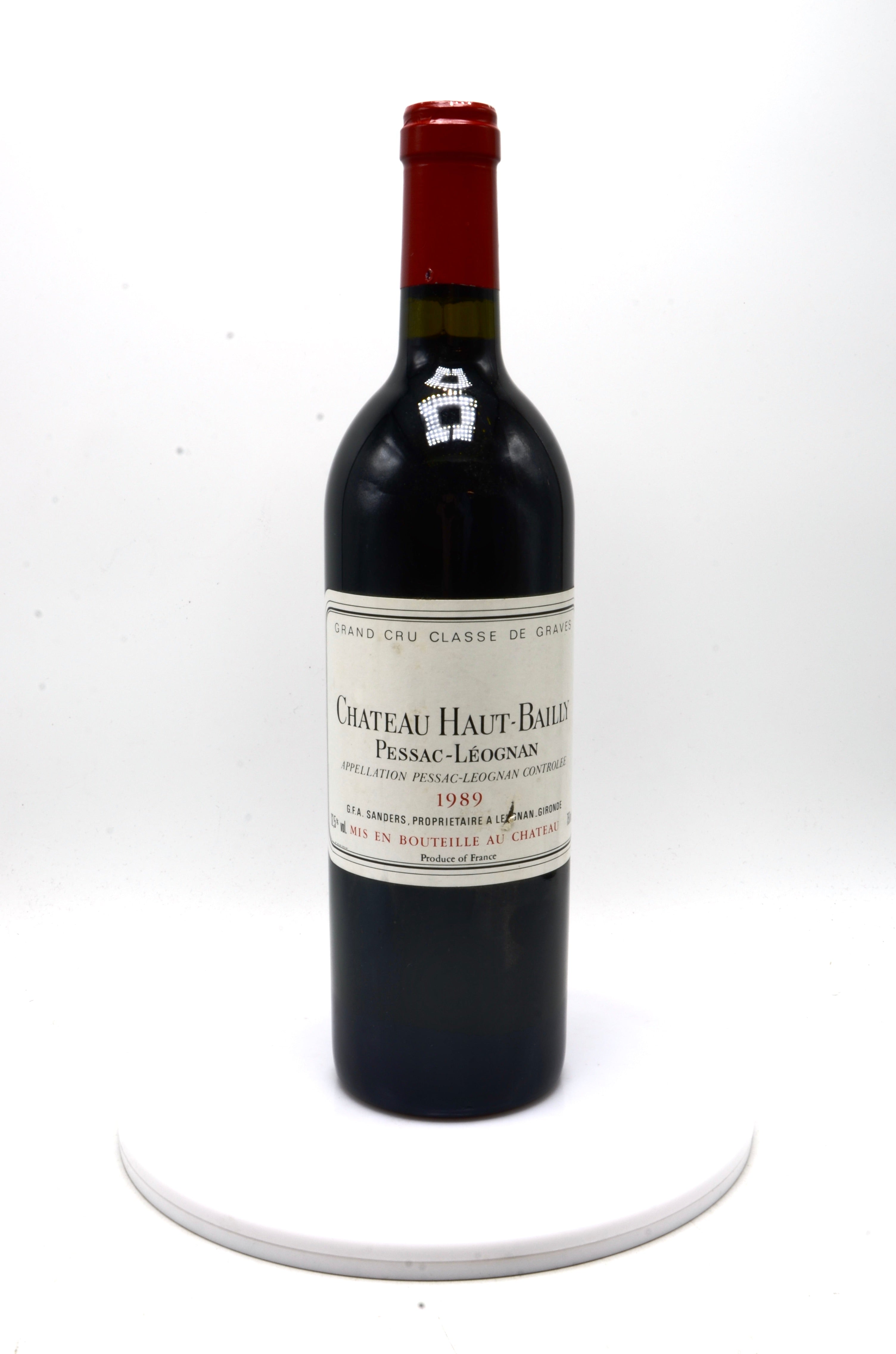 1989 Château Haut-Bailly, Pessac-Leognan