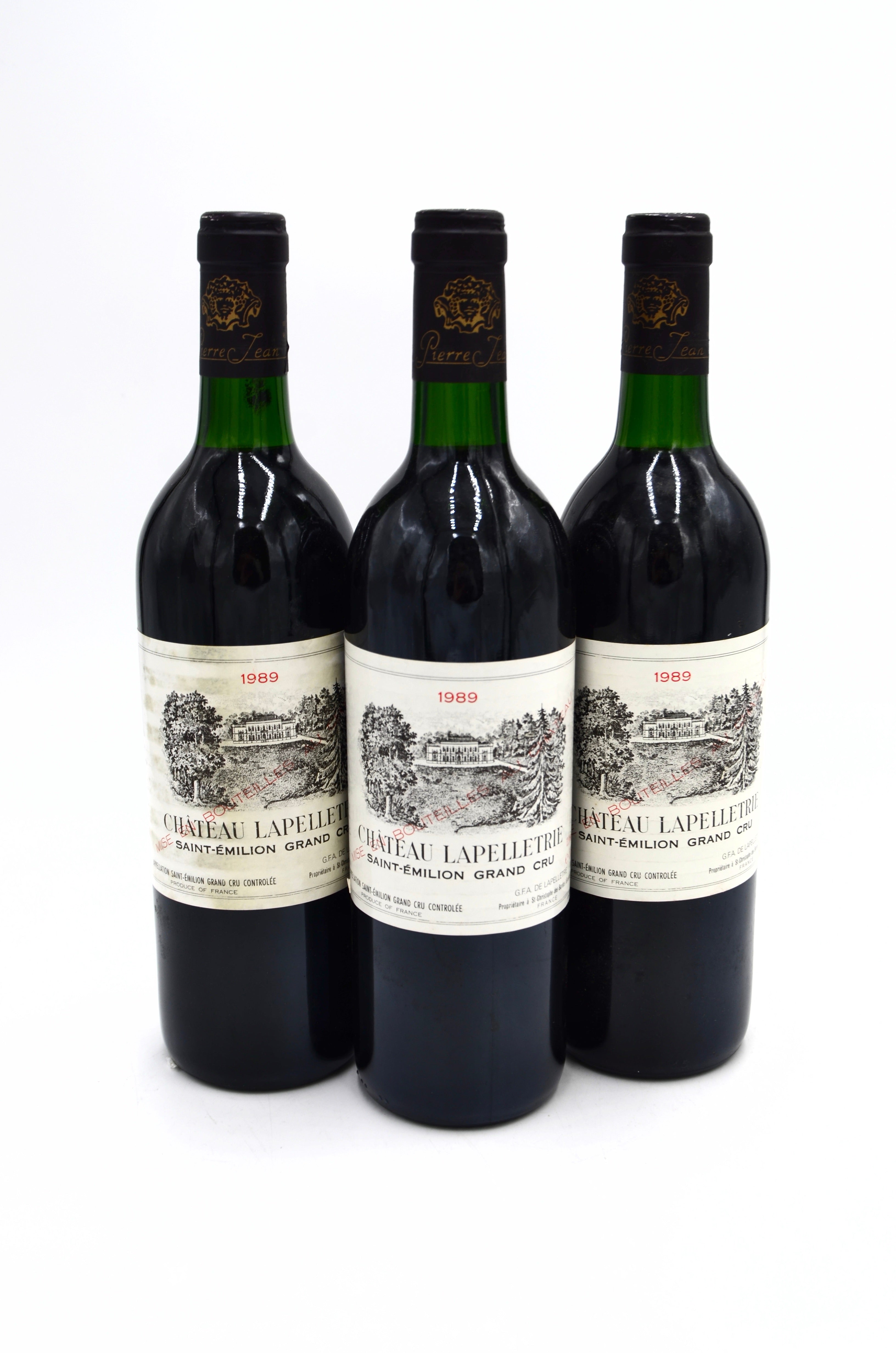 1989 Château Lapelletrie, St. Emilion