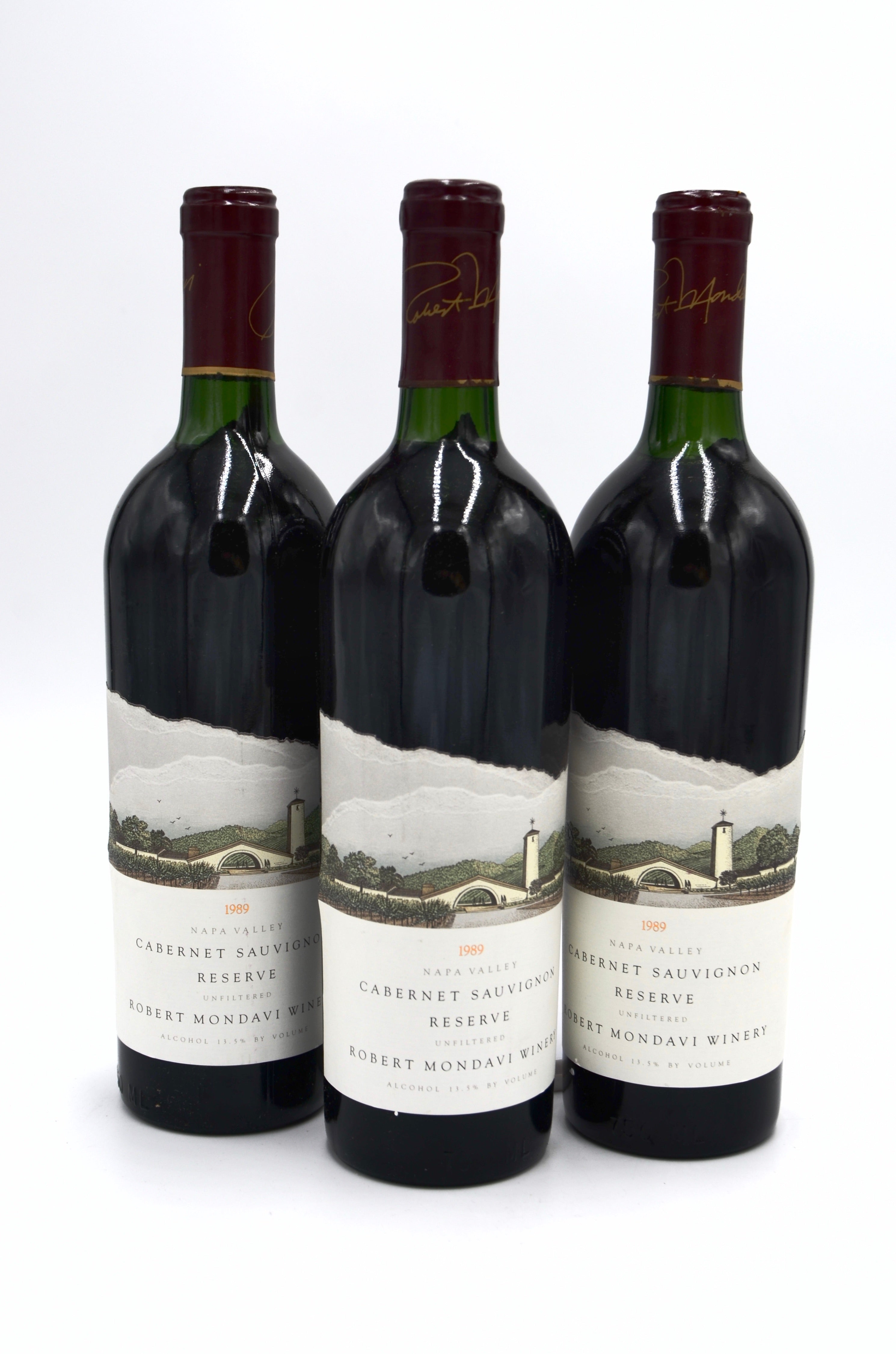 1989 Robert Mondavi Reserve Cabernet Sauvignon, Unfiltered, Napa Valley