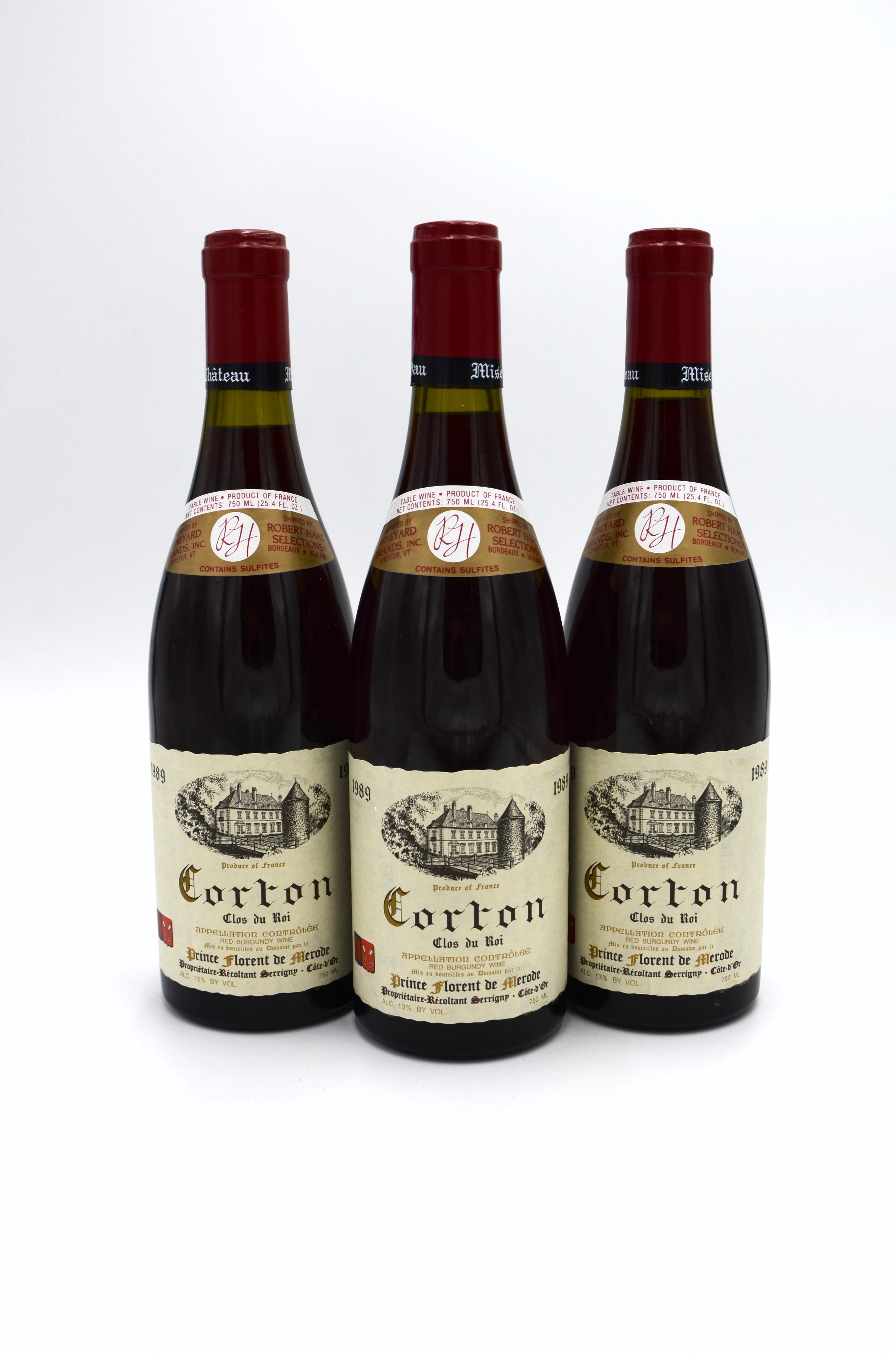 1989 Prince Florent de Merode Corton, Clos du Roi, Grand Cru