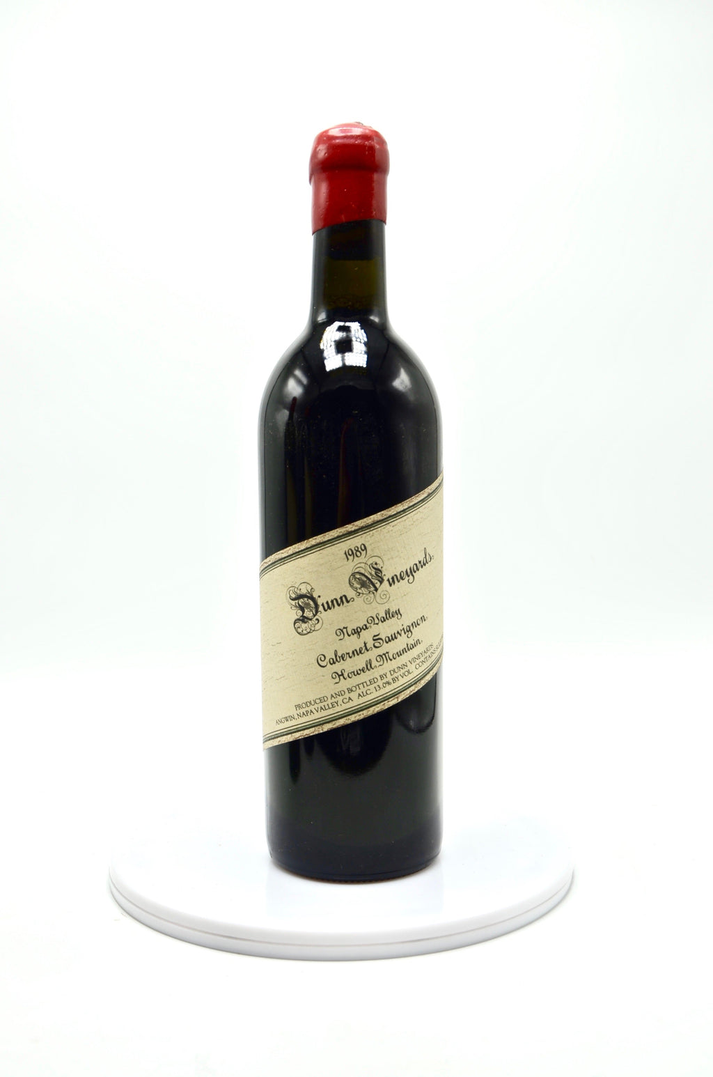 1989 Dunn Vineyards Cabernet Sauvignon, Howell Mountain