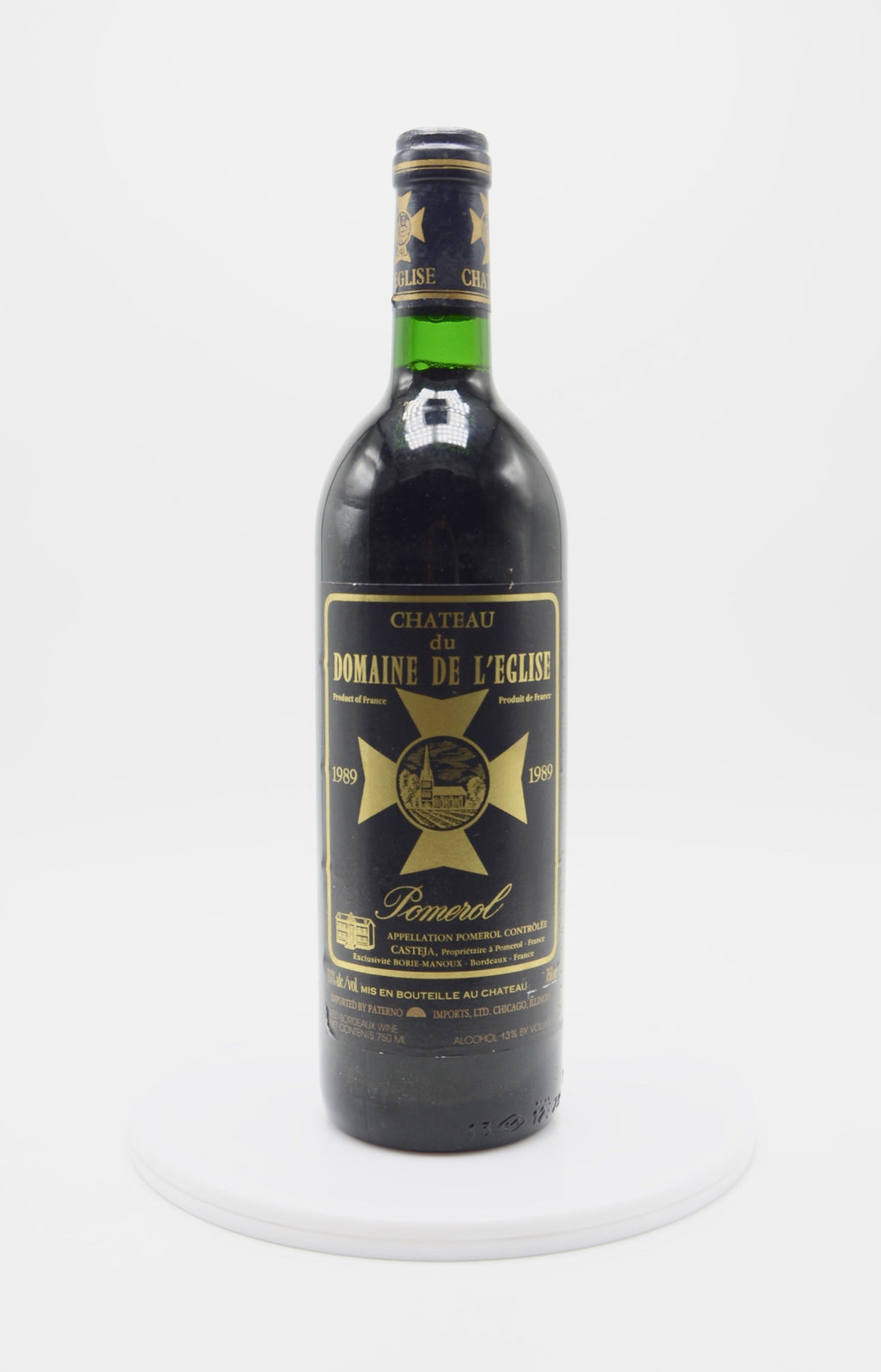 1989 Château du Domaine de L'Église, Pomerol