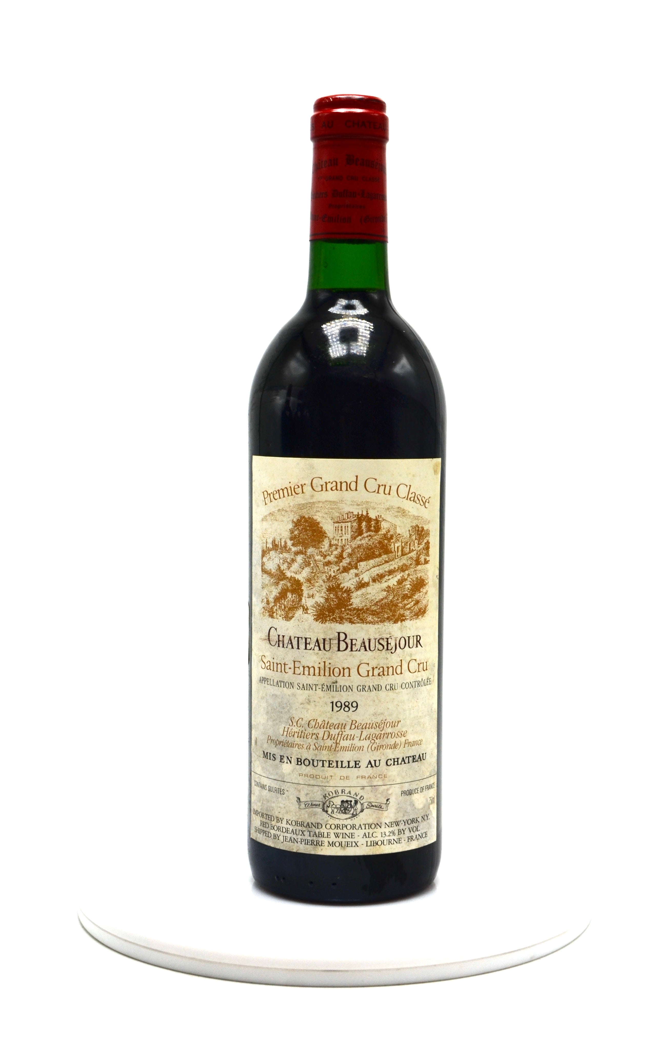 1989 Château Beausejour Duffau-Lagarrosse, St. Emilion