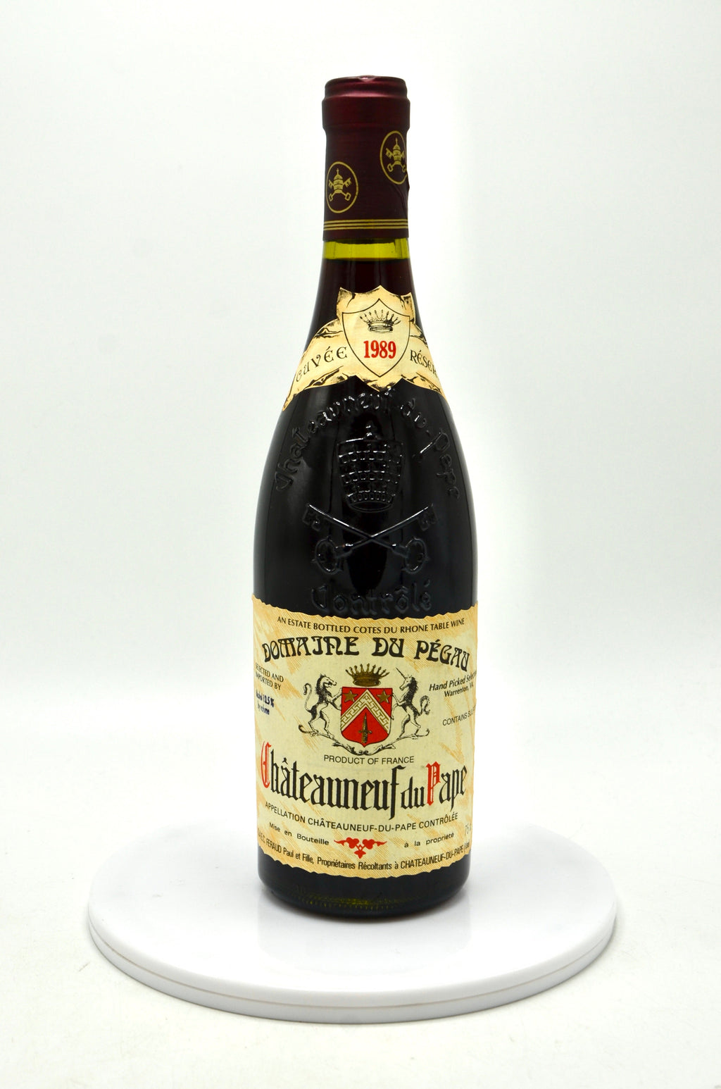 1989 Domaine du Pegau Chateauneuf du Pape, Cuvée Réservée