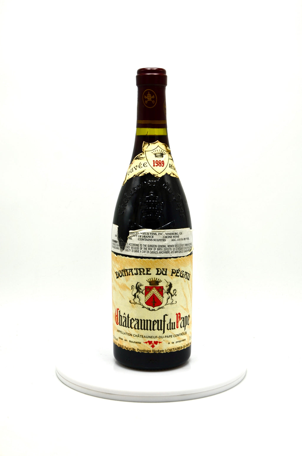 1989 Domaine du Pegau Chateauneuf du Pape, Cuvée Réservée