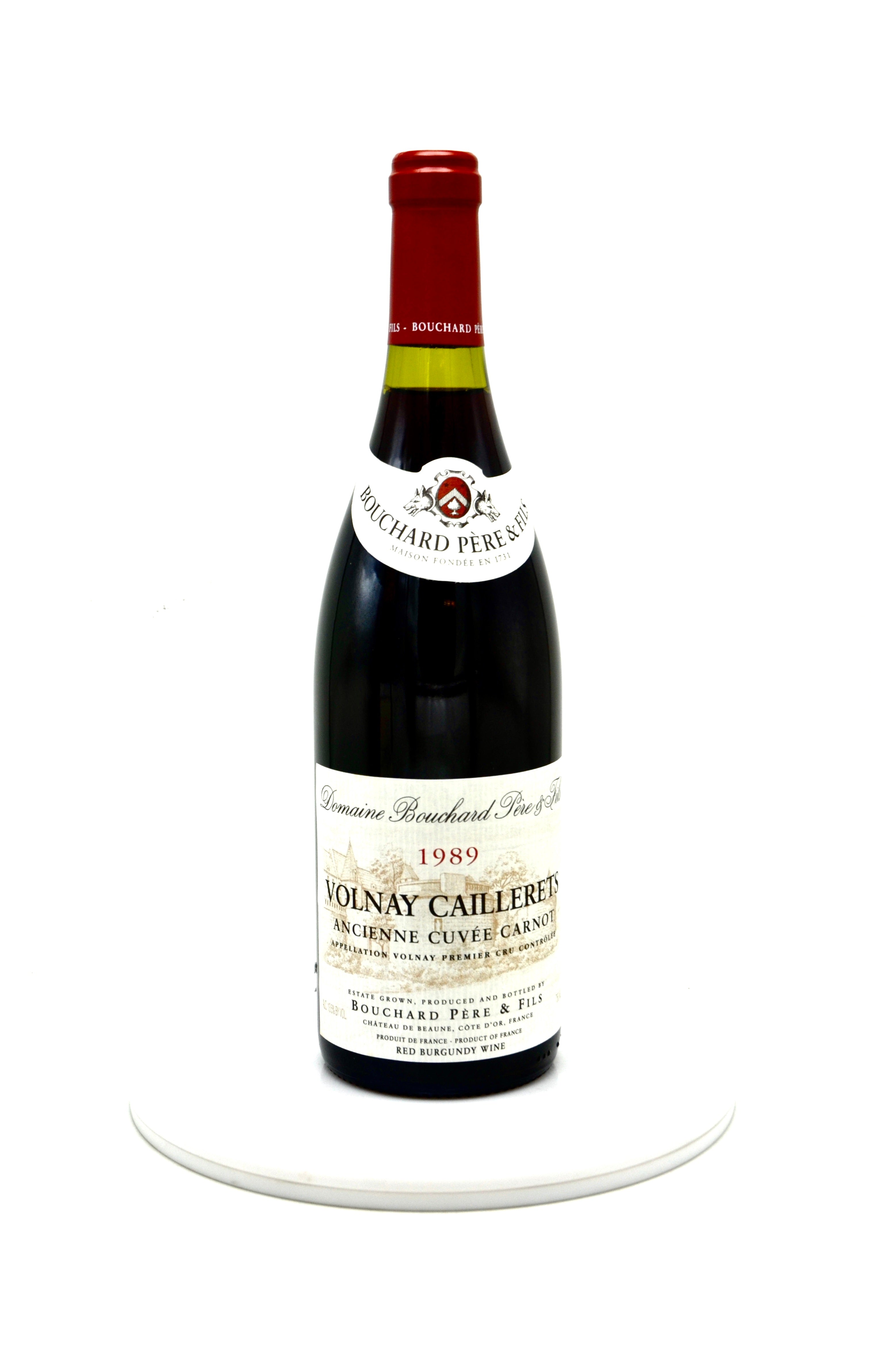 1989 Bouchard Pere et Fils Volnay Les Caillerets, Ancienne Cuvee Carnot, Premier Cru