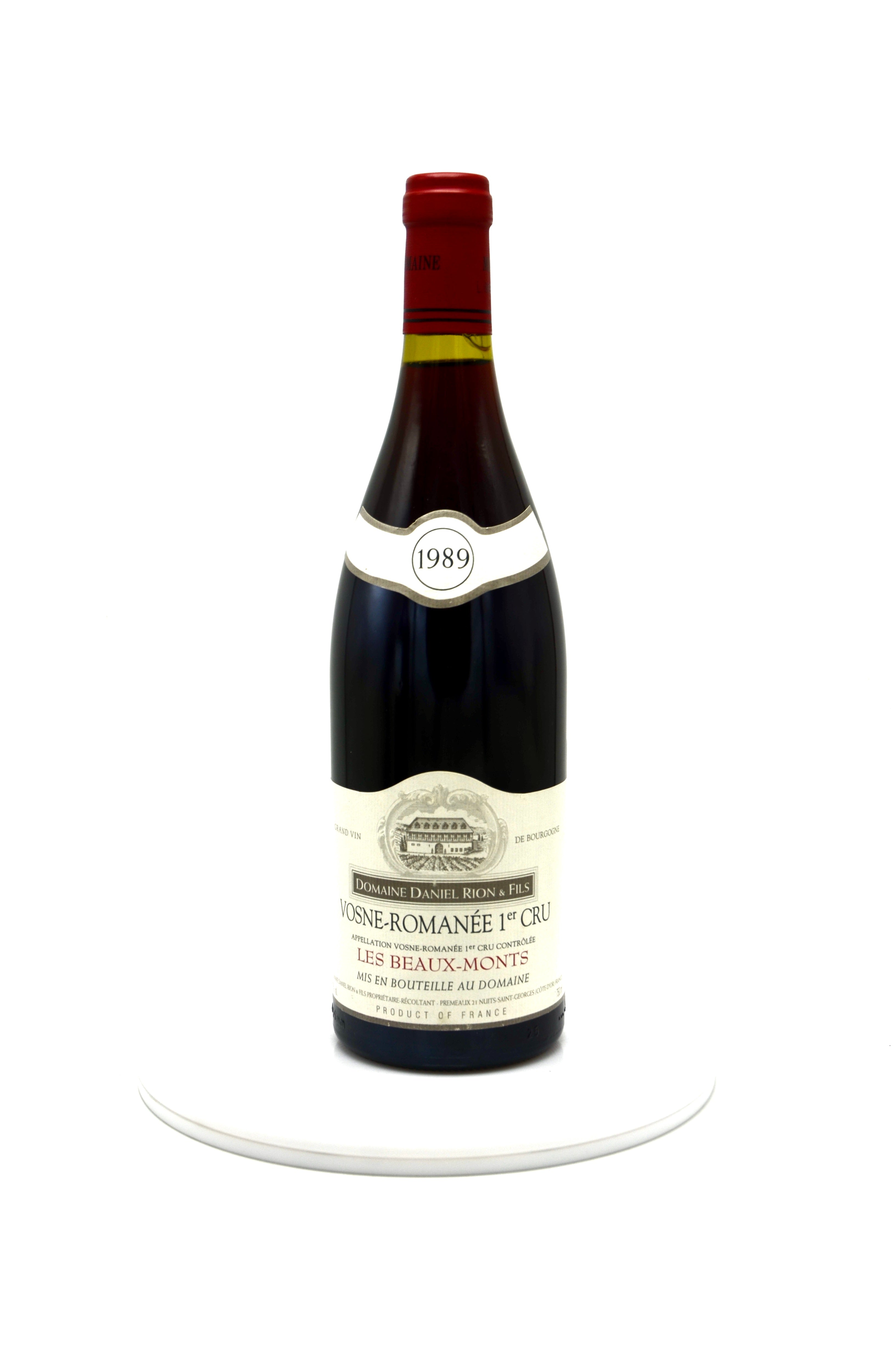 1989 Domaine Daniel Rion Vosne-Romanée, Les Beaux Monts, Premier Cru