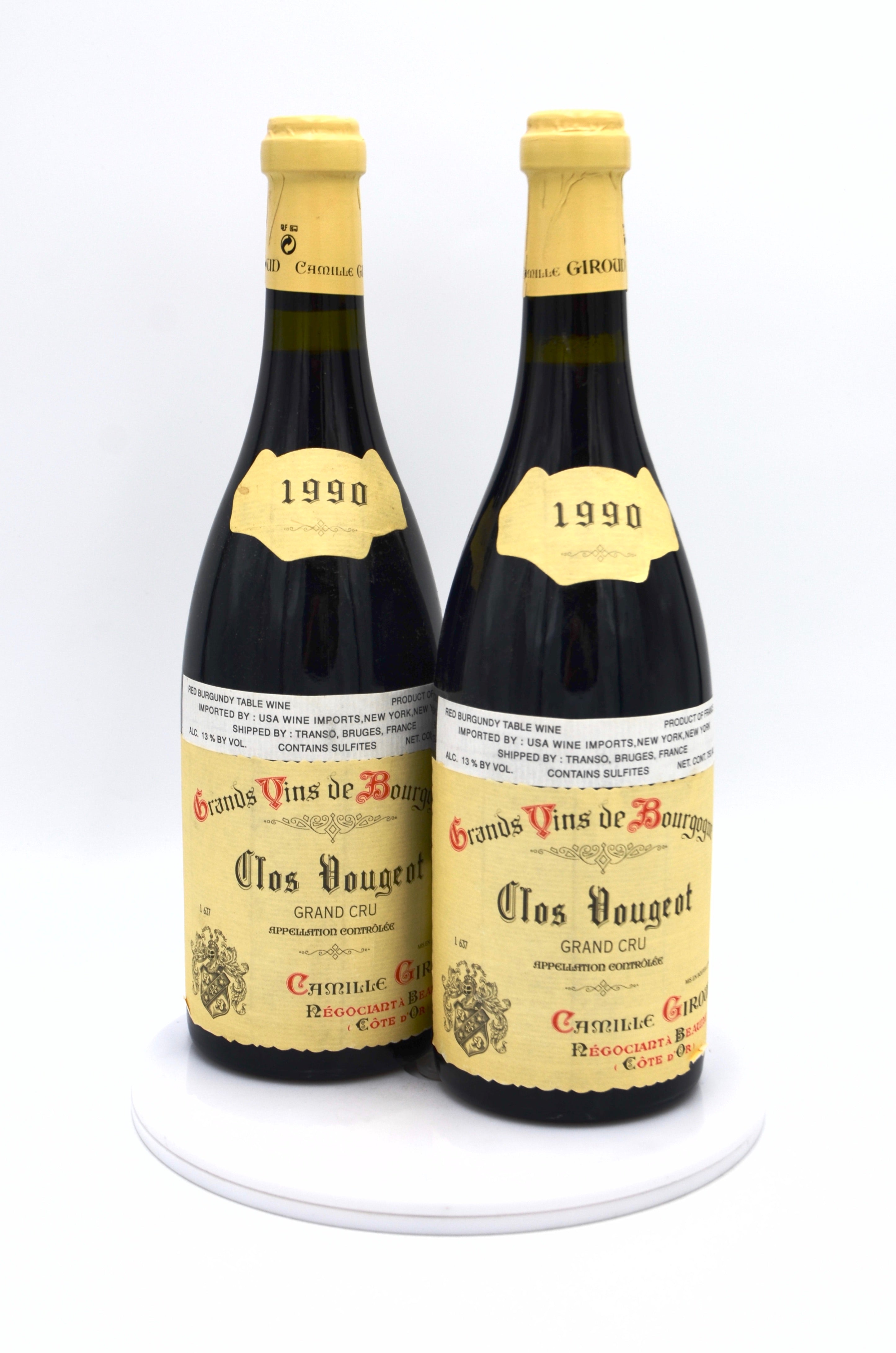 1990 Camille Giroud Clos Vougeot, Grand Cru