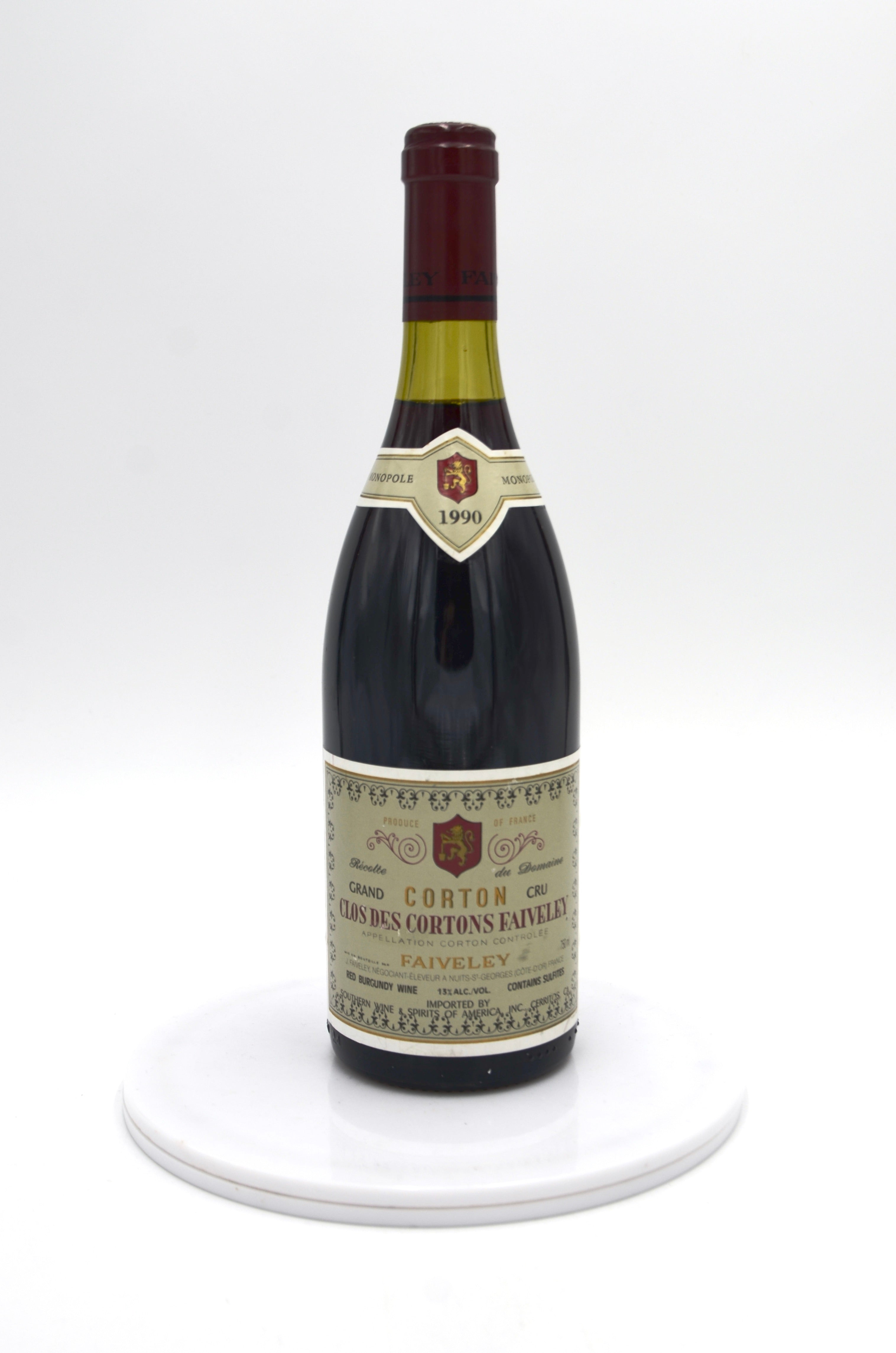 1990 Faiveley Corton, Clos des Cortons, Monopole Grand Cru