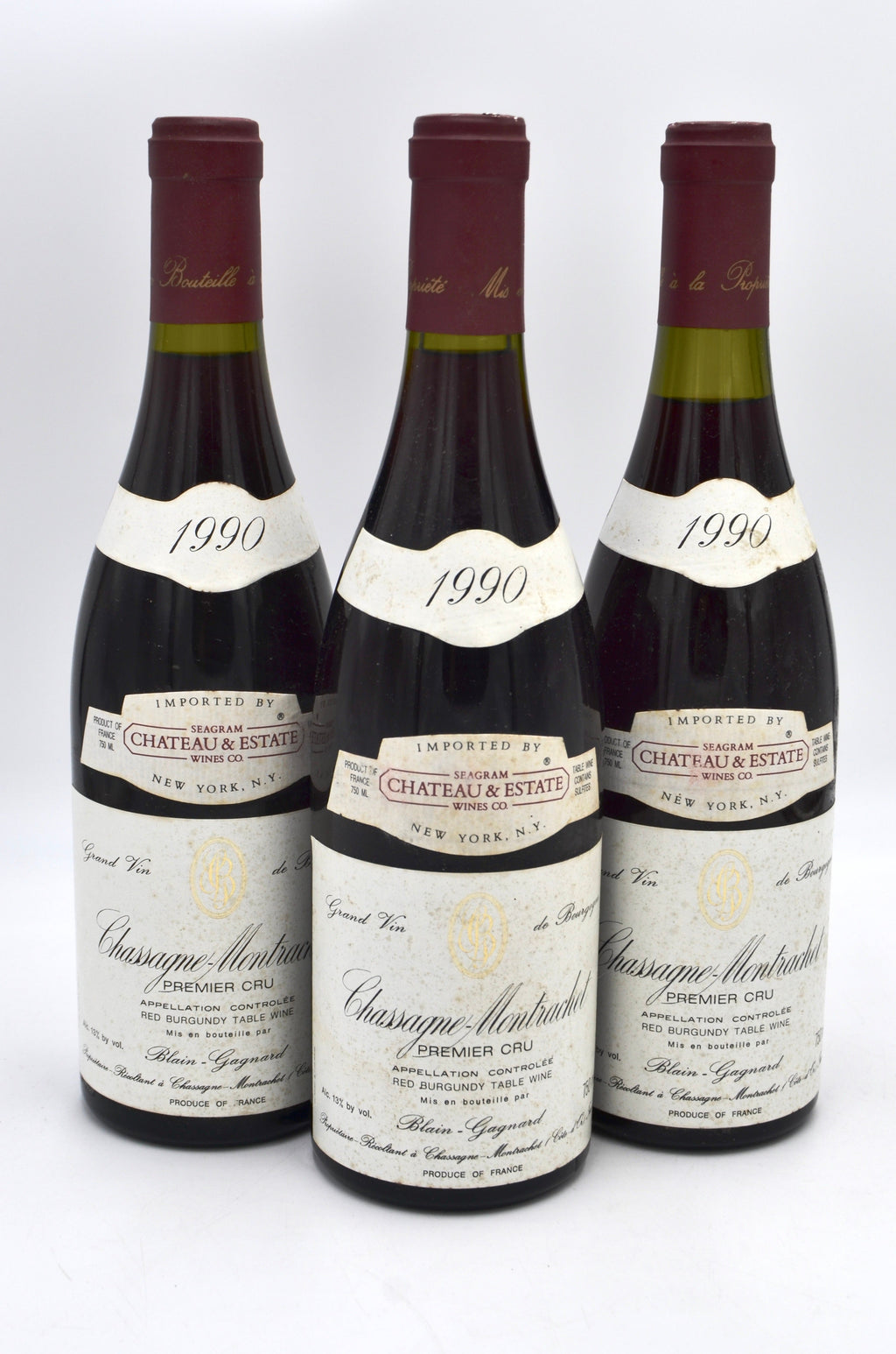 1990 Domaine Blain-Gagnard Chassagne-Montrachet Rouge, Premier Cru