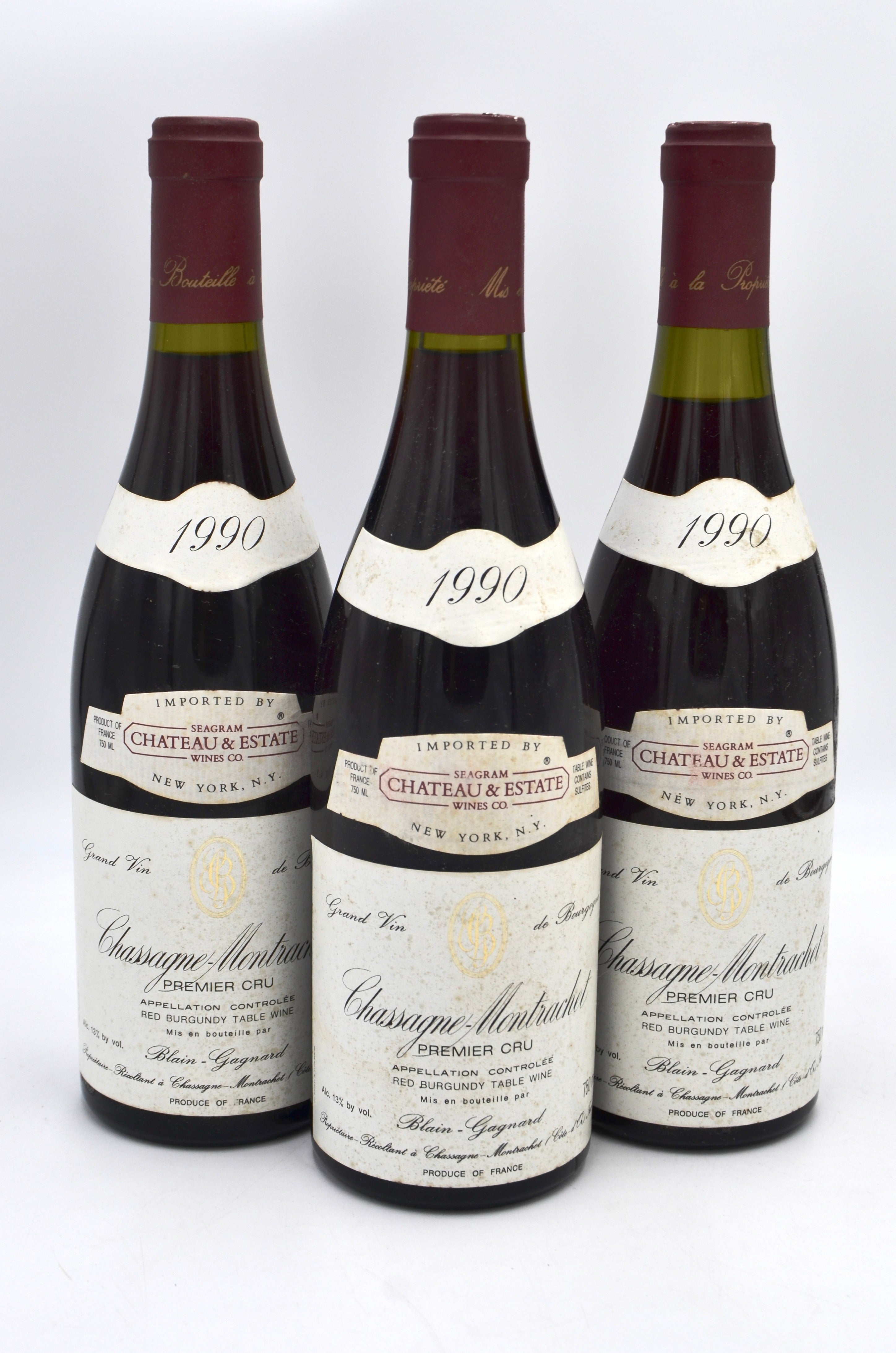 1990 Domaine Blain-Gagnard Chassagne-Montrachet Rouge, Premier Cru