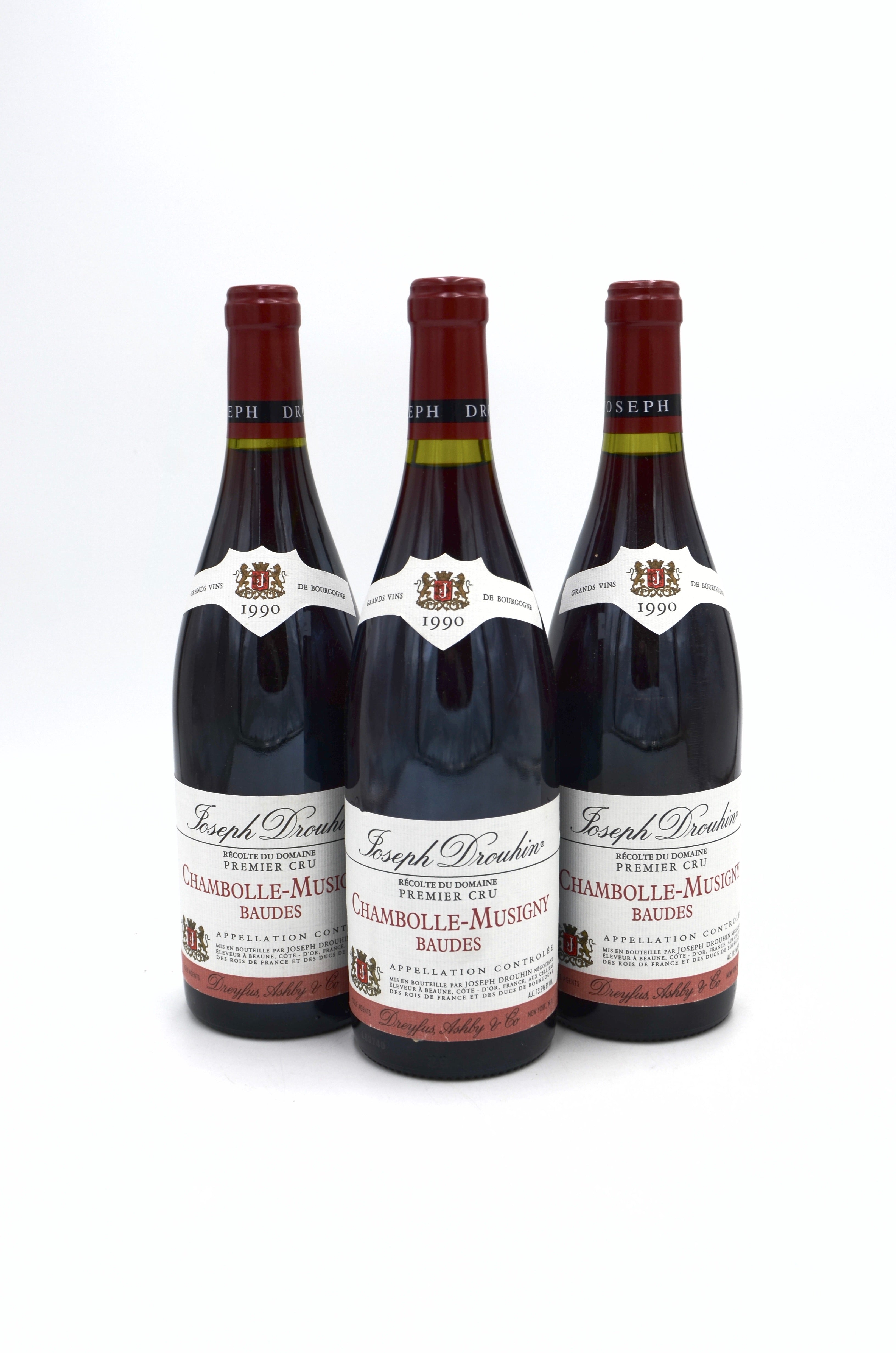 1990 Joseph Drouhin Chambolle-Musigny, Baudes, Premier Cru