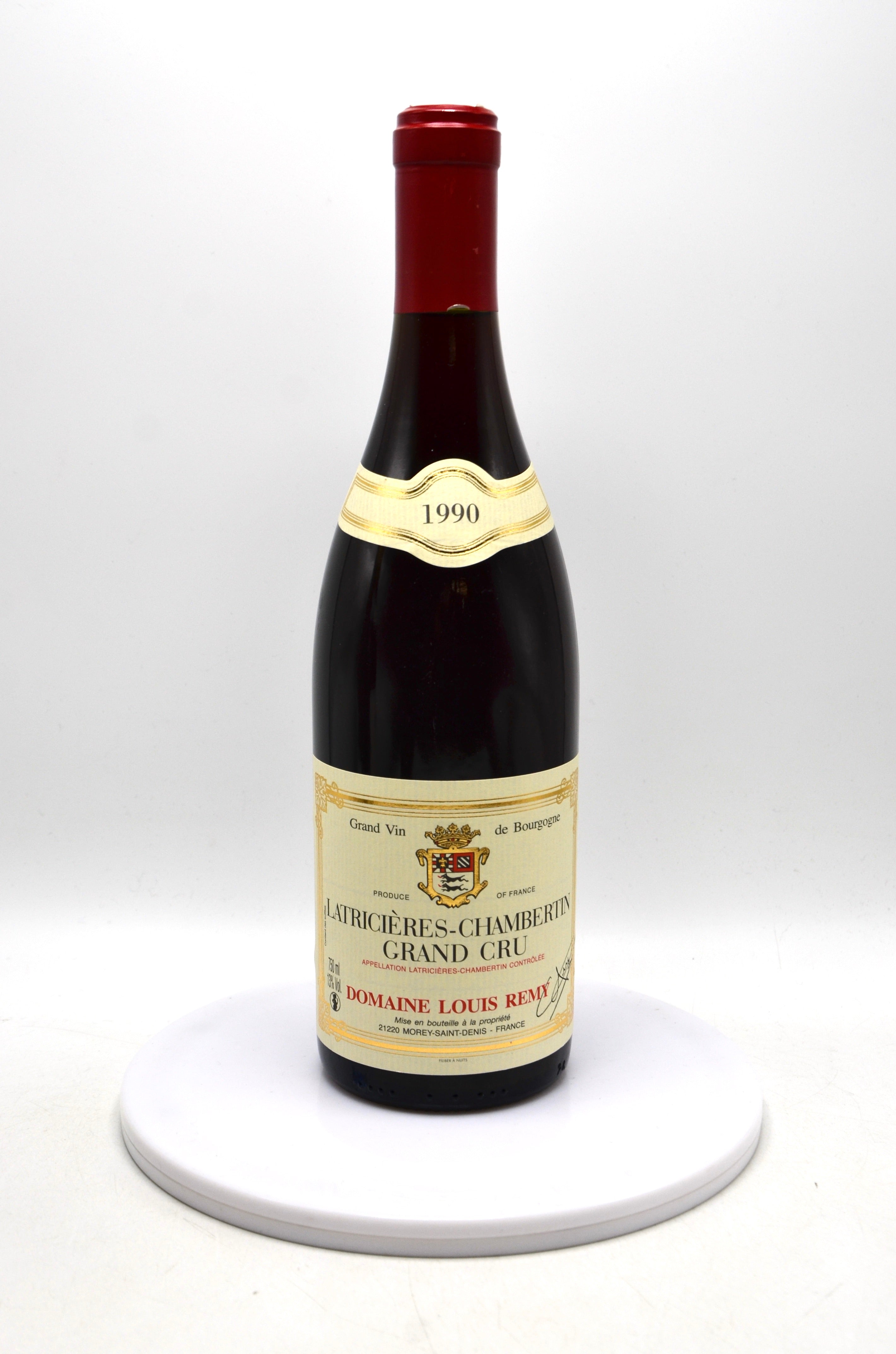 1990 Domaine Louis Remy Latricieres-Chambertin, Grand Cru
