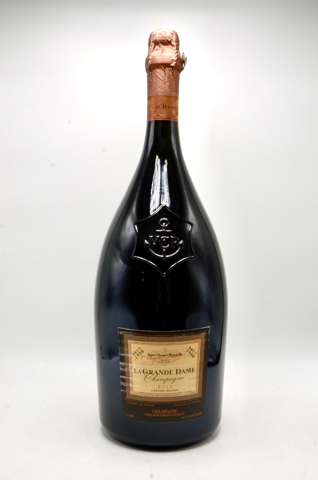 1990 Veuve Clicquot Vintage Brut Rose Champagne, La Grande Dame Rosé (double-magnum) [Hand Bag gift box]