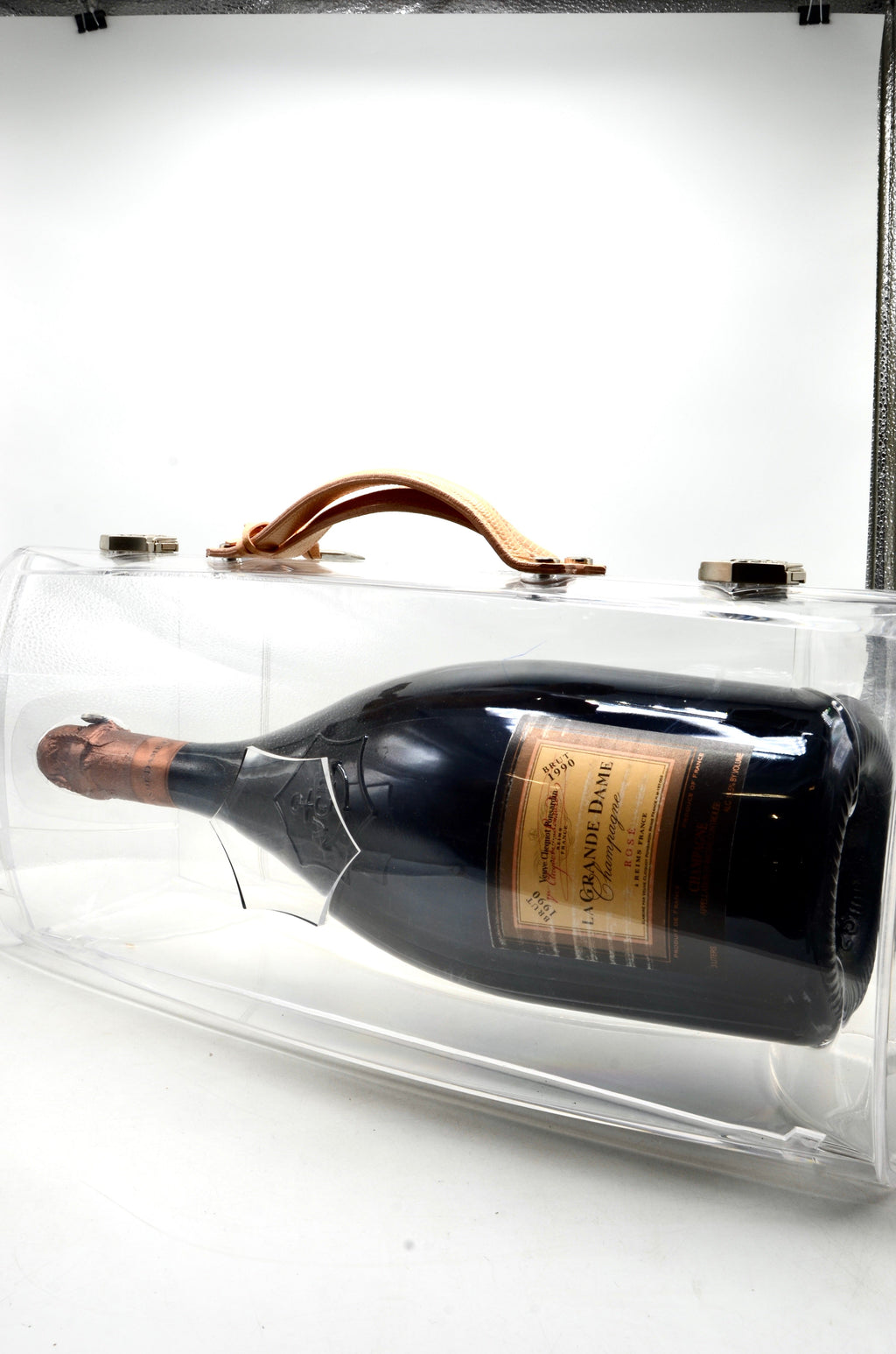 1990 Veuve Clicquot Vintage Brut Rose Champagne, La Grande Dame Rosé (double-magnum) [Hand Bag gift box]