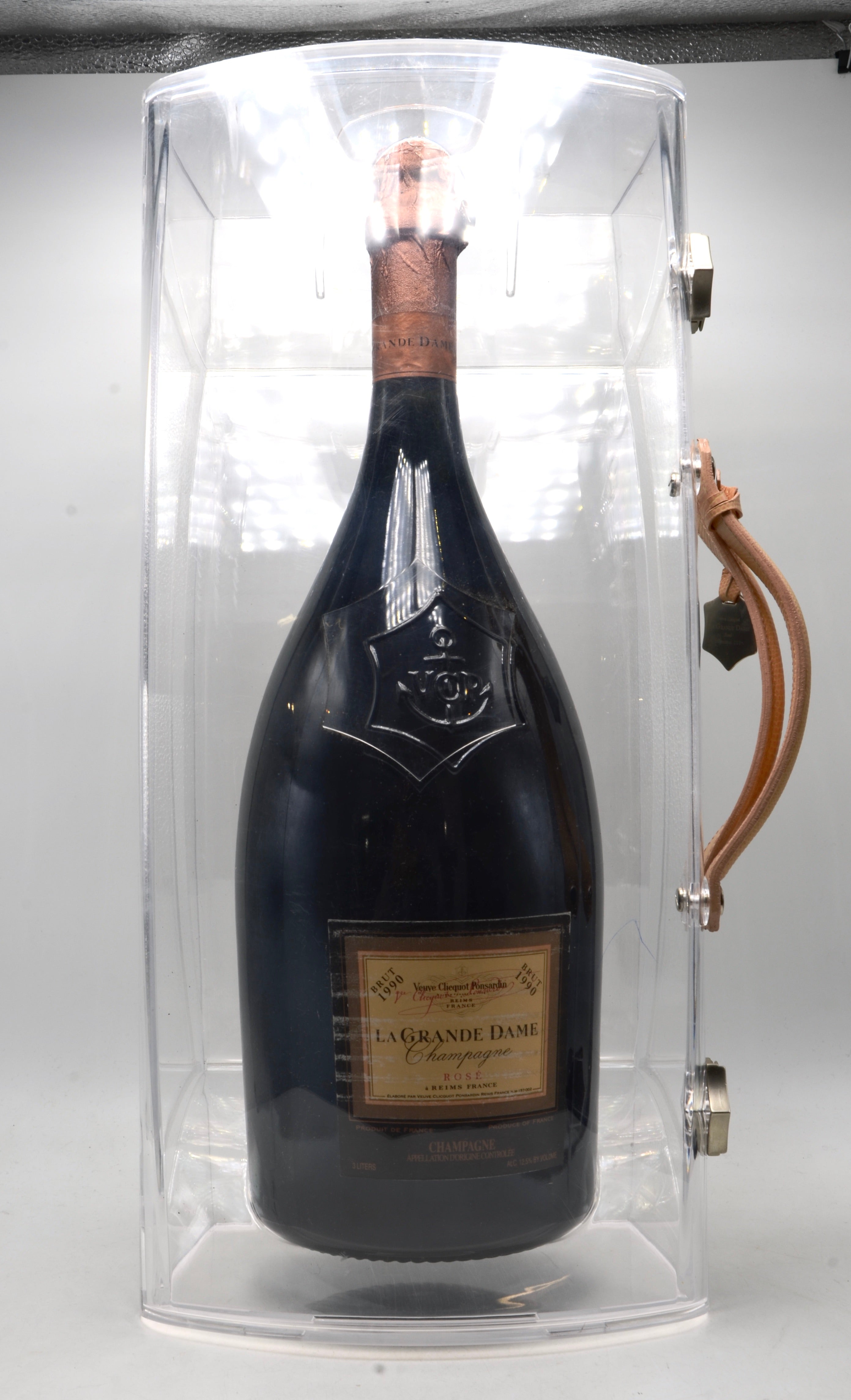 1990 Veuve Clicquot Vintage Brut Rose Champagne, La Grande Dame Rosé (double-magnum) [Hand Bag gift box]