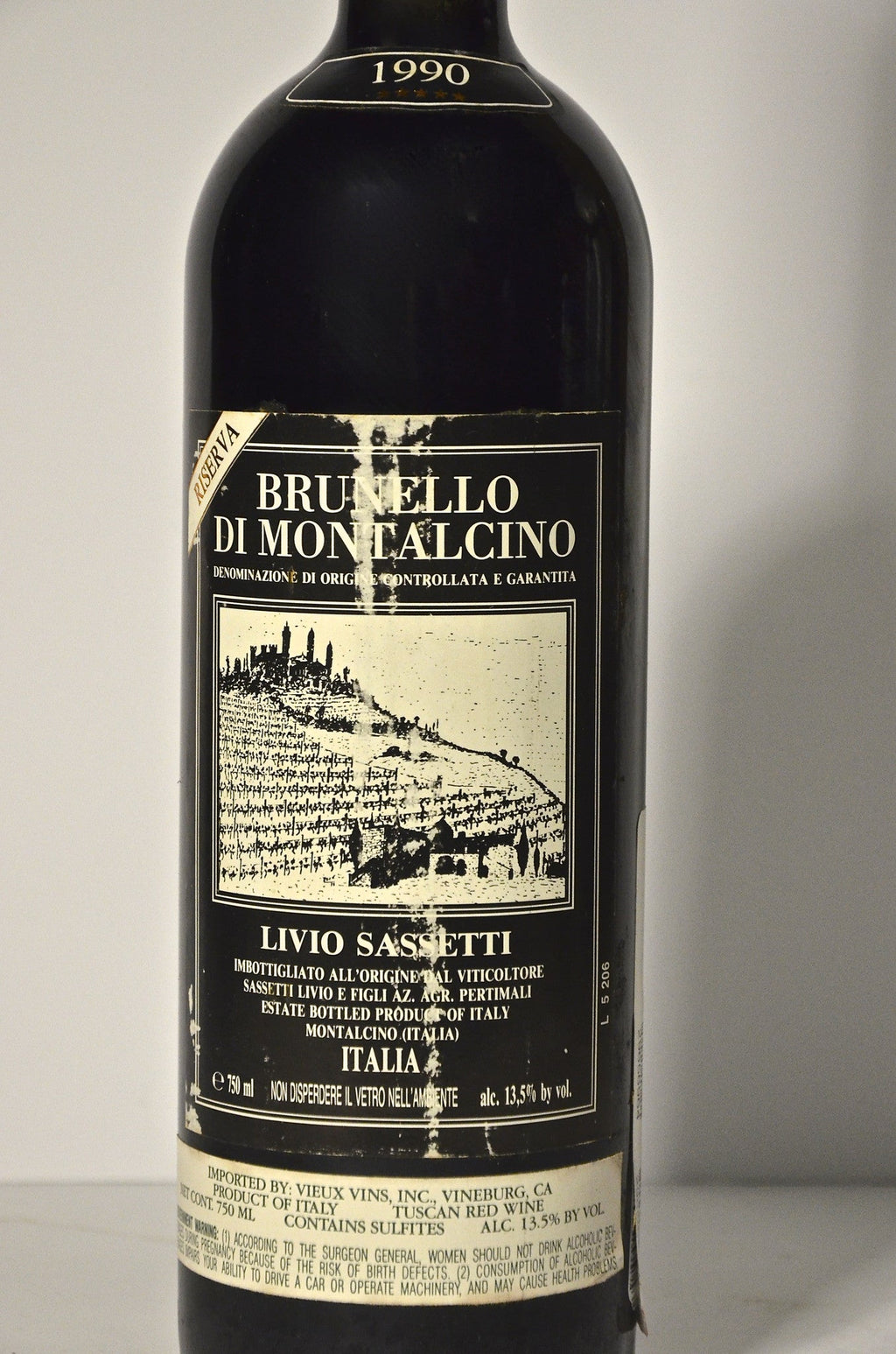 1990 Livio Sassetti Brunello di Montalcino, Pertimali Riserva, Tuscany