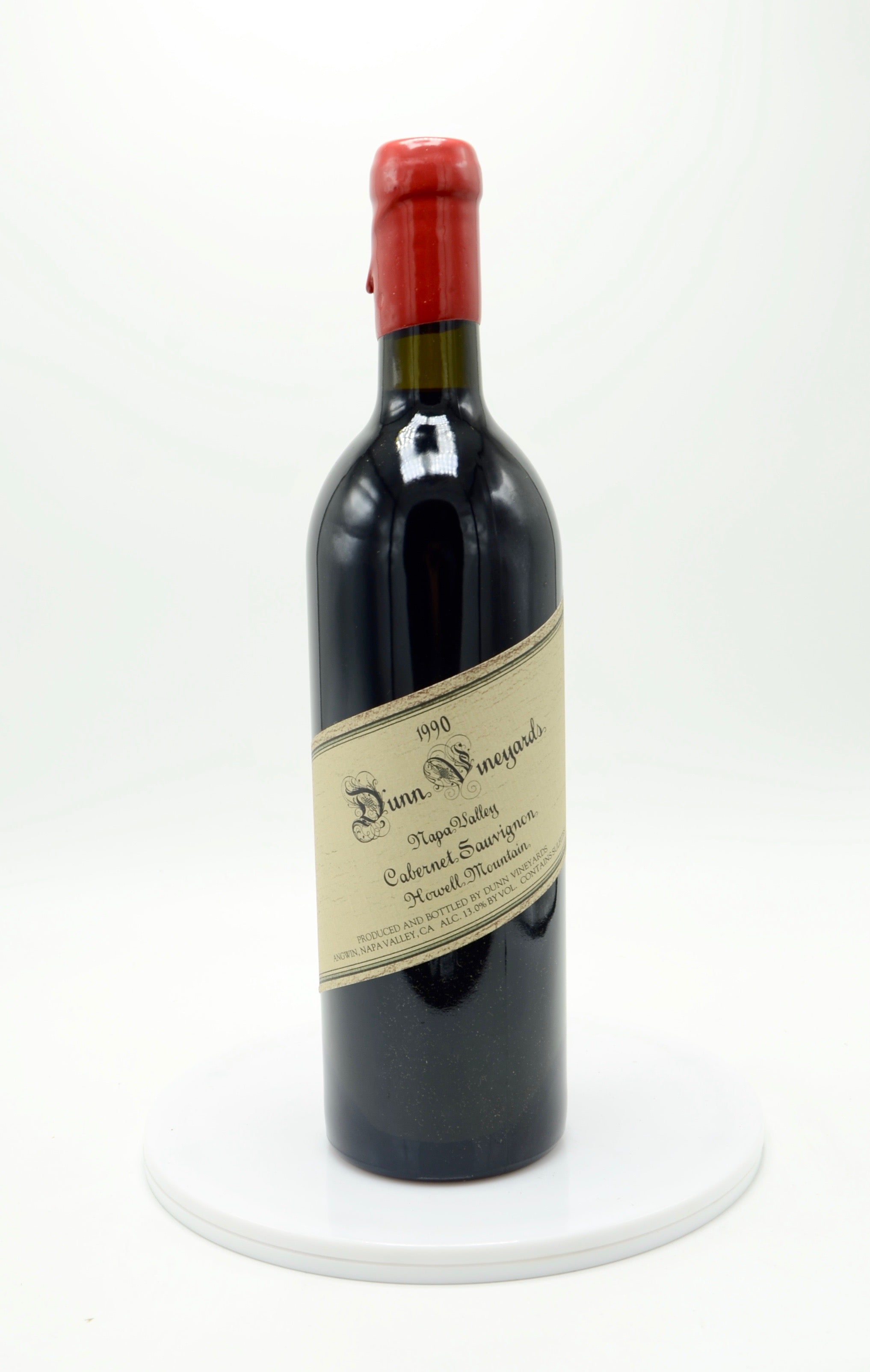 1990 Dunn Vineyards Cabernet Sauvignon, Howell Mountain