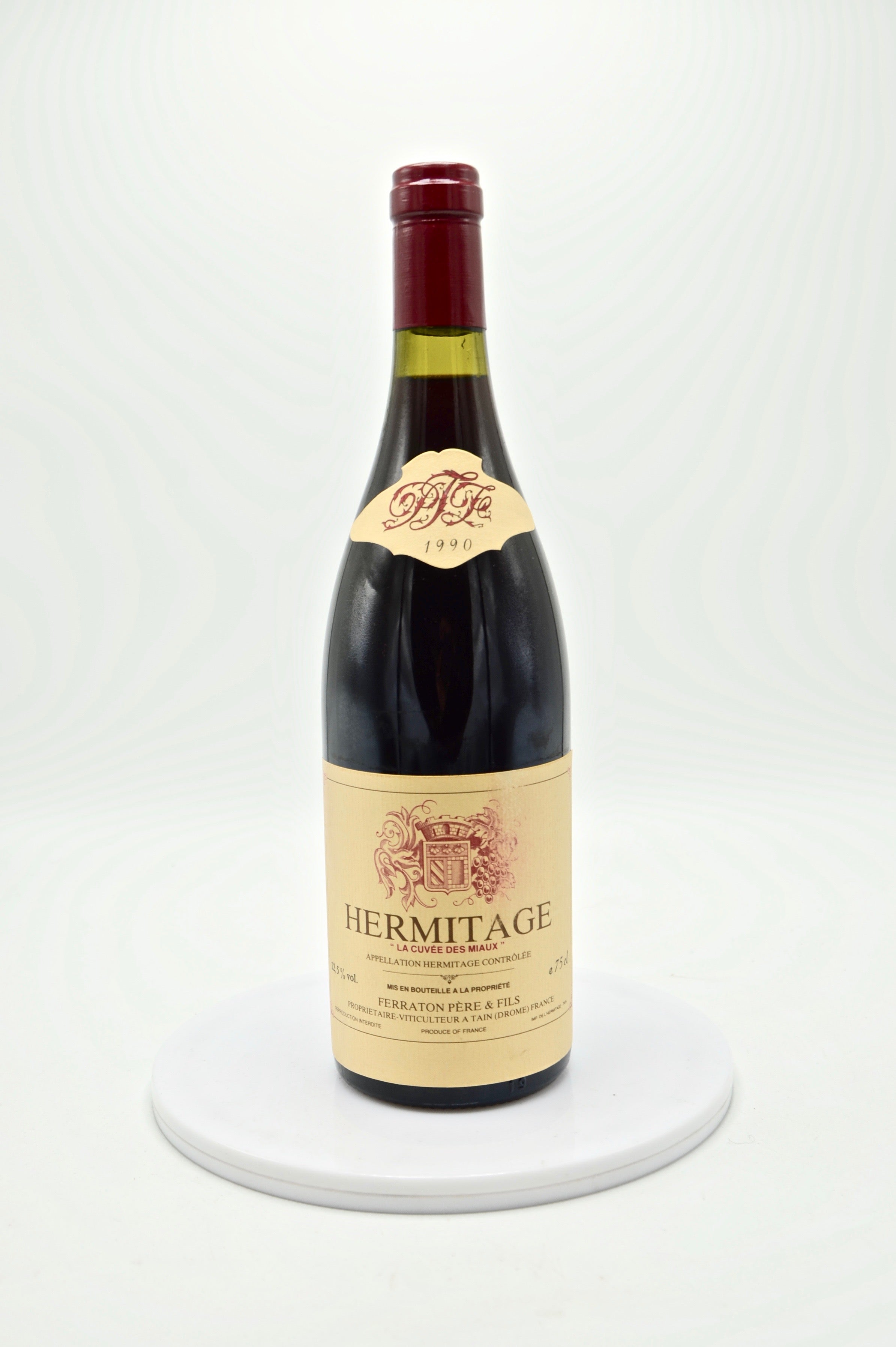 1990 Ferraton Père & Fils Hermitage, La Cuvée des Miaux