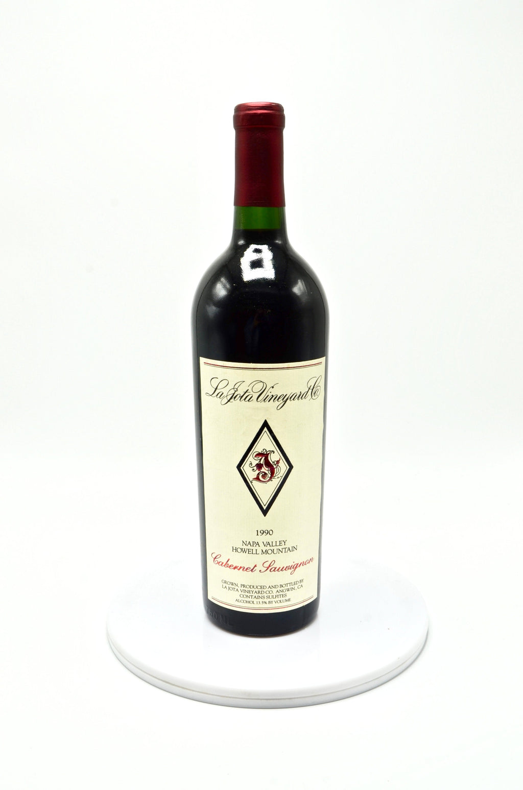 1990 La Jota Vineyard Cabernet Sauvignon, Howell Mountain