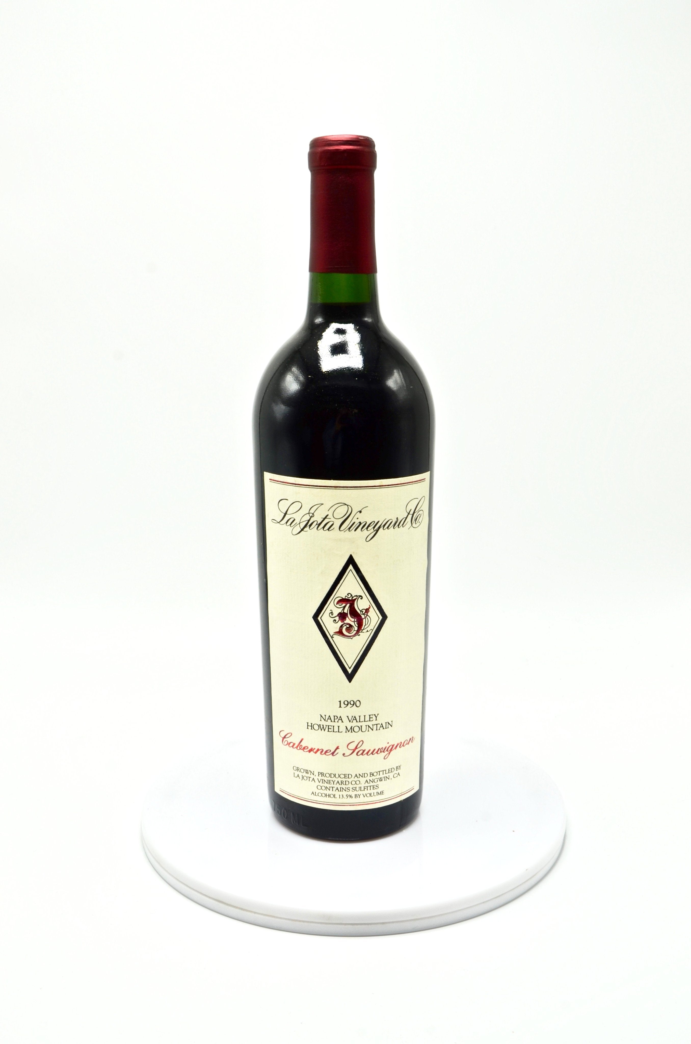 1990 La Jota Vineyard Cabernet Sauvignon, Howell Mountain