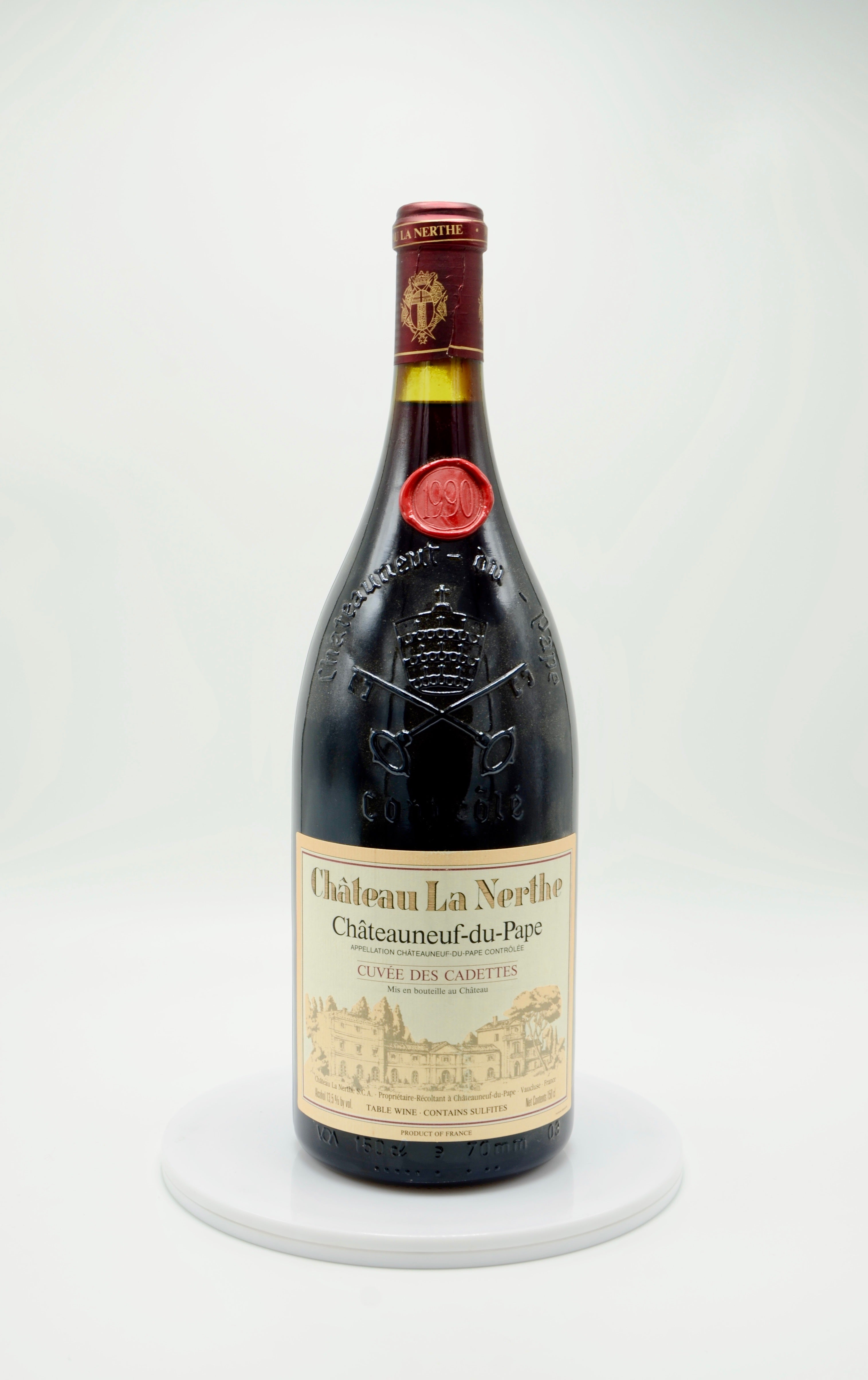 1990 Château La Nerthe, Châteauneuf-du-Pape, Cuvée des Cadettes (magnum)