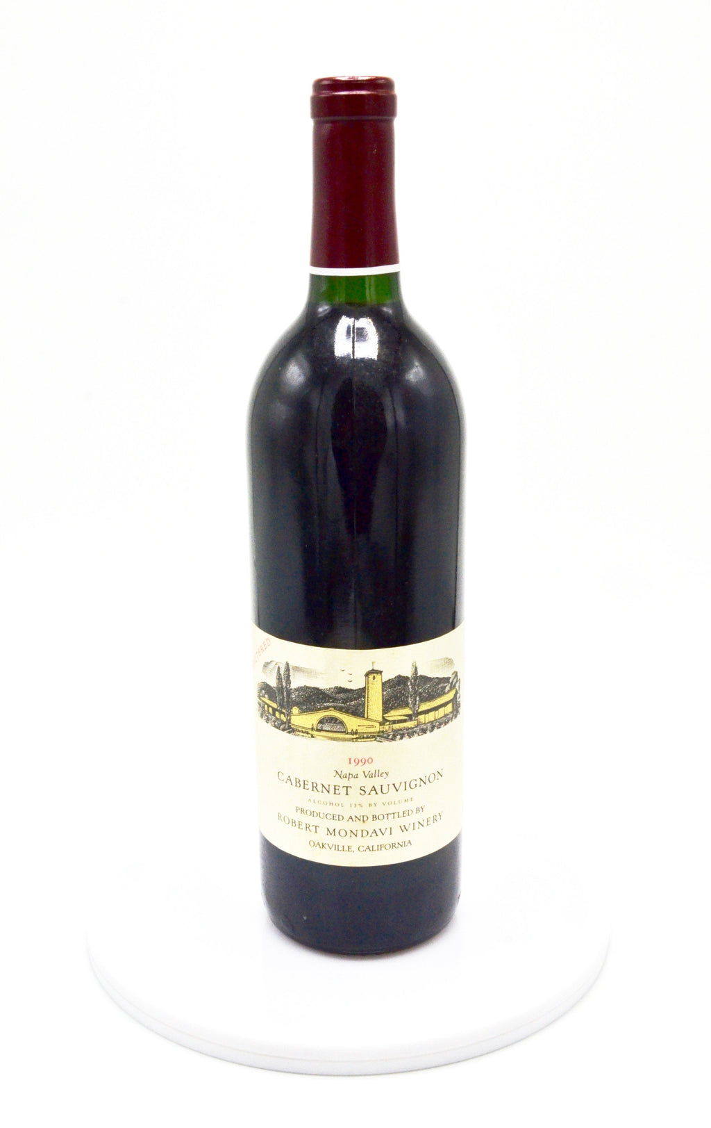 1990 Robert Mondavi Cabernet Sauvignon, Unfiltered, Napa Valley
