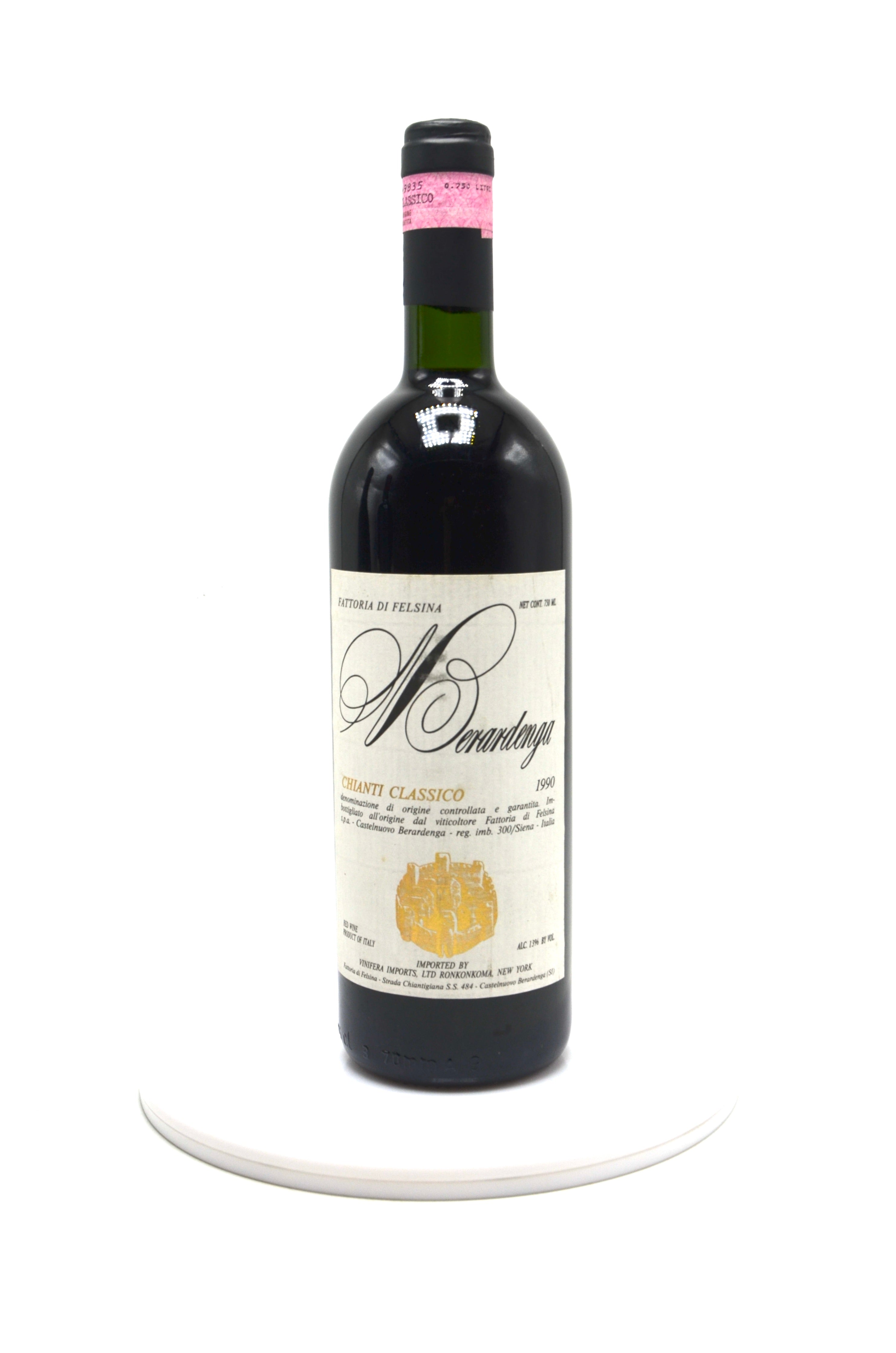 1990 Fattoria di Felsina Chianti Classico, Berardenga