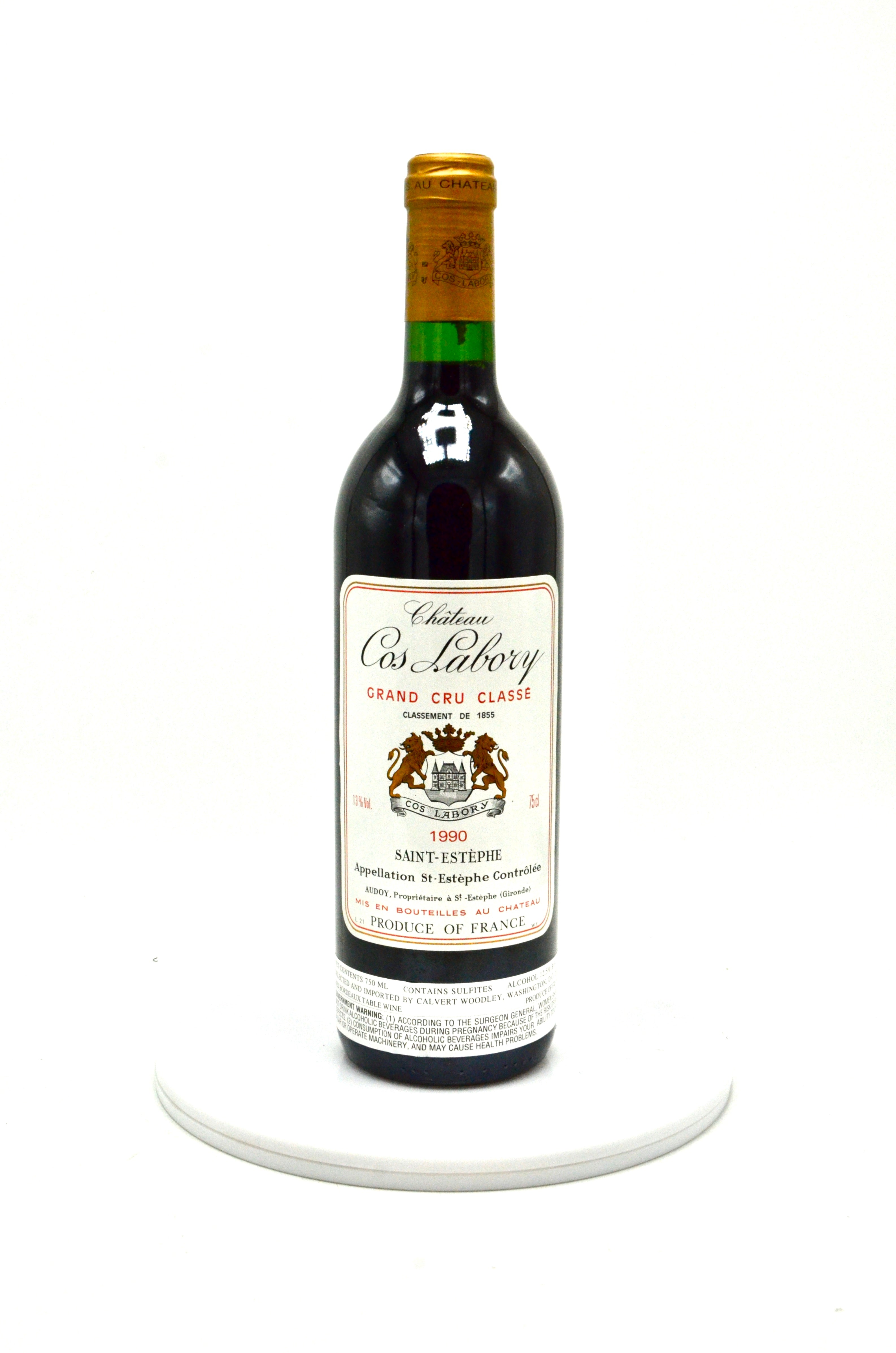 1990 Château Cos Labory, St. Estephe
