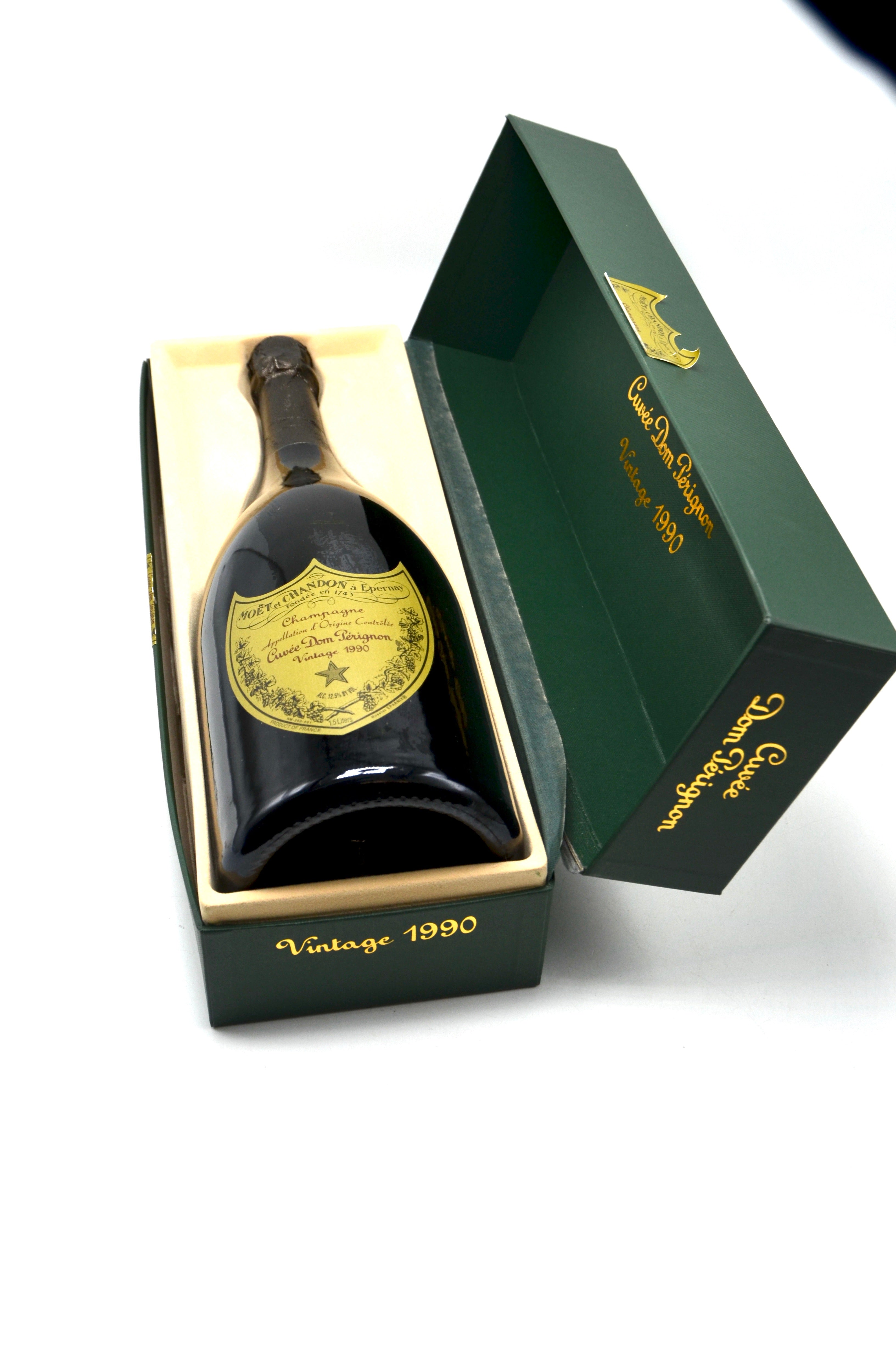 1990 Dom Pérignon Vintage Brut Champagne [Gift Box] (magnum)