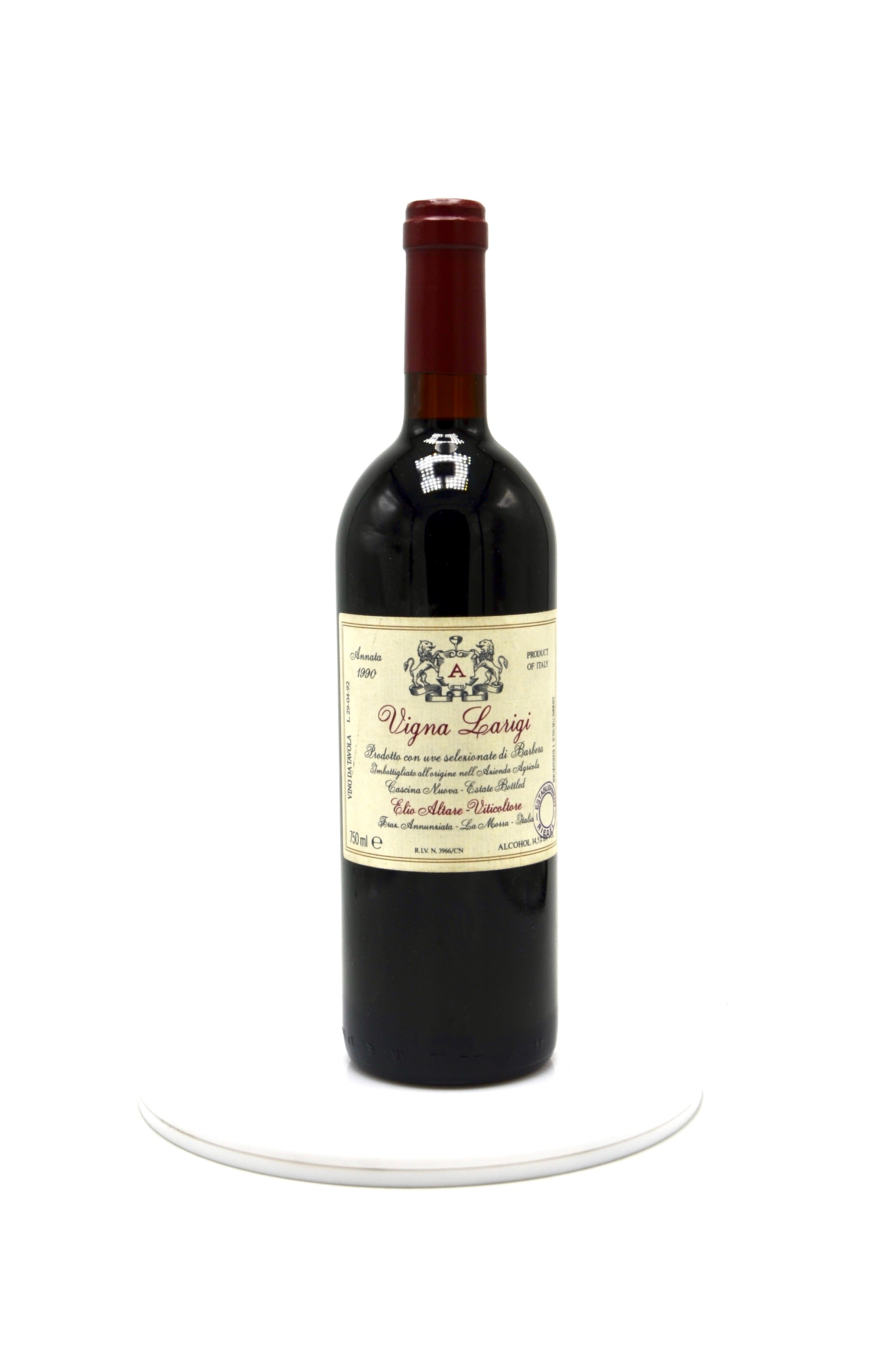 1990 Elio Altare Barbera, Vigna Larigi