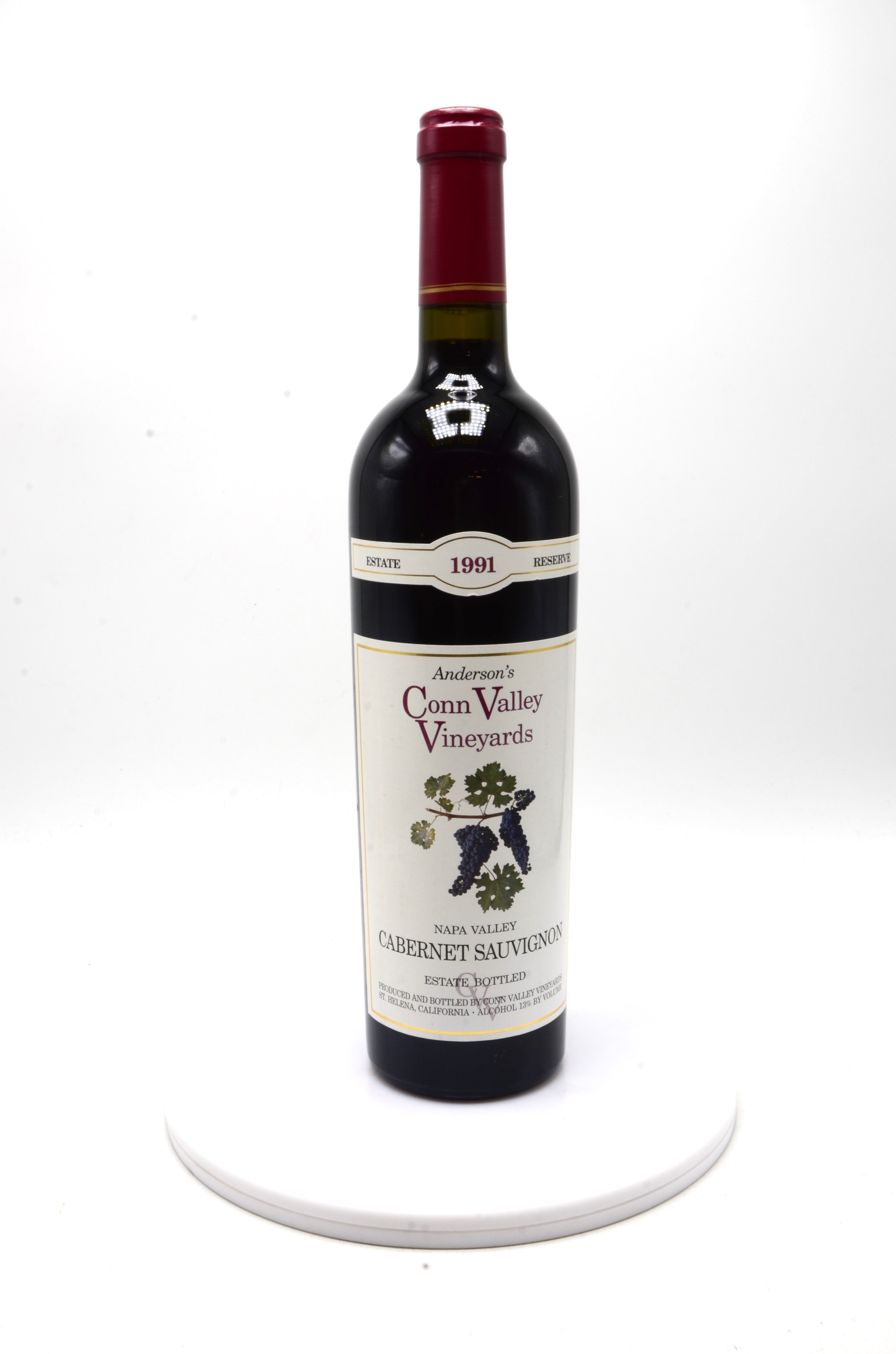 1991 Anderson's Conn Valley Estate Reserve Cabernet Sauvignon, Napa Valley