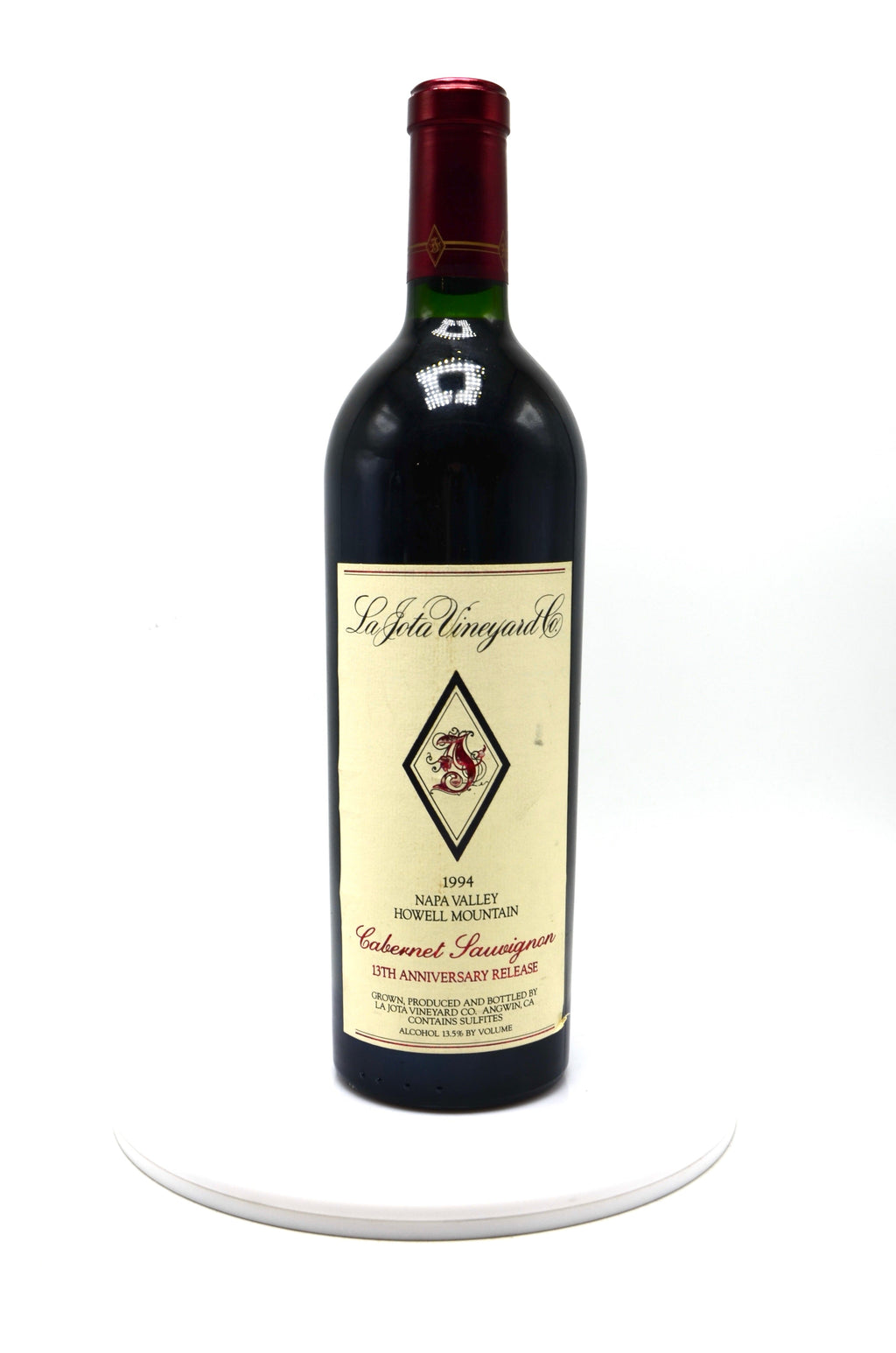1994 La Jota Vineyard Co. Cabernet Sauvignon, Howell Mountain, Napa Valley