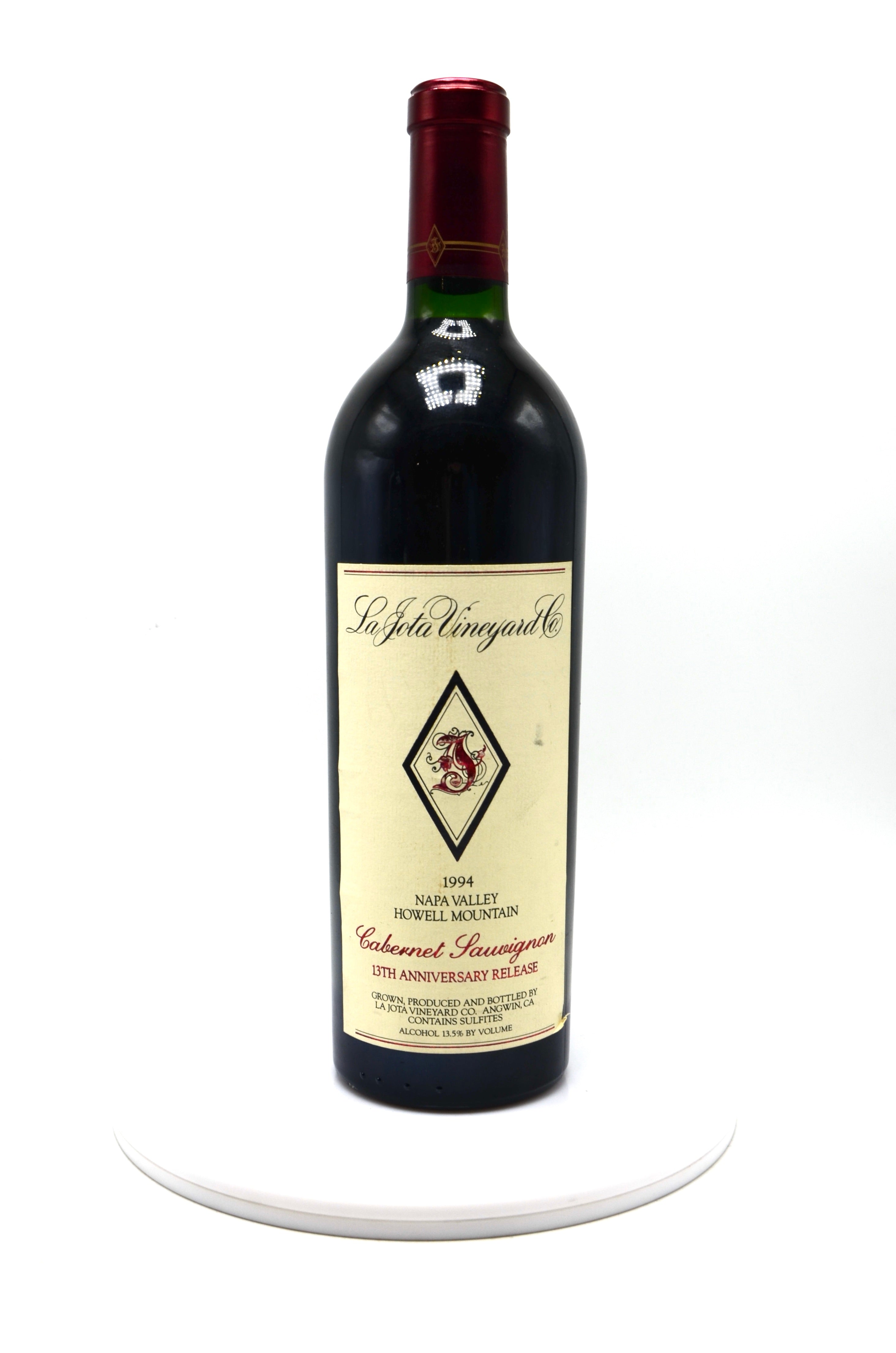 1994 La Jota Vineyard Co. Cabernet Sauvignon, Howell Mountain, Napa Valley