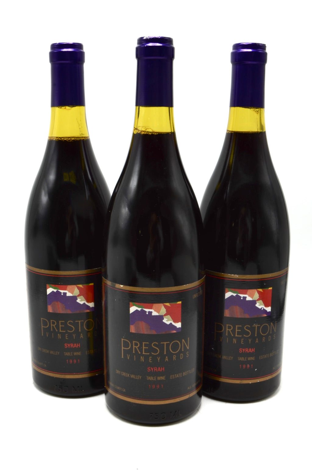 1991 Preston Vineyards Syrah, Dry Creek Valley, Sonoma County