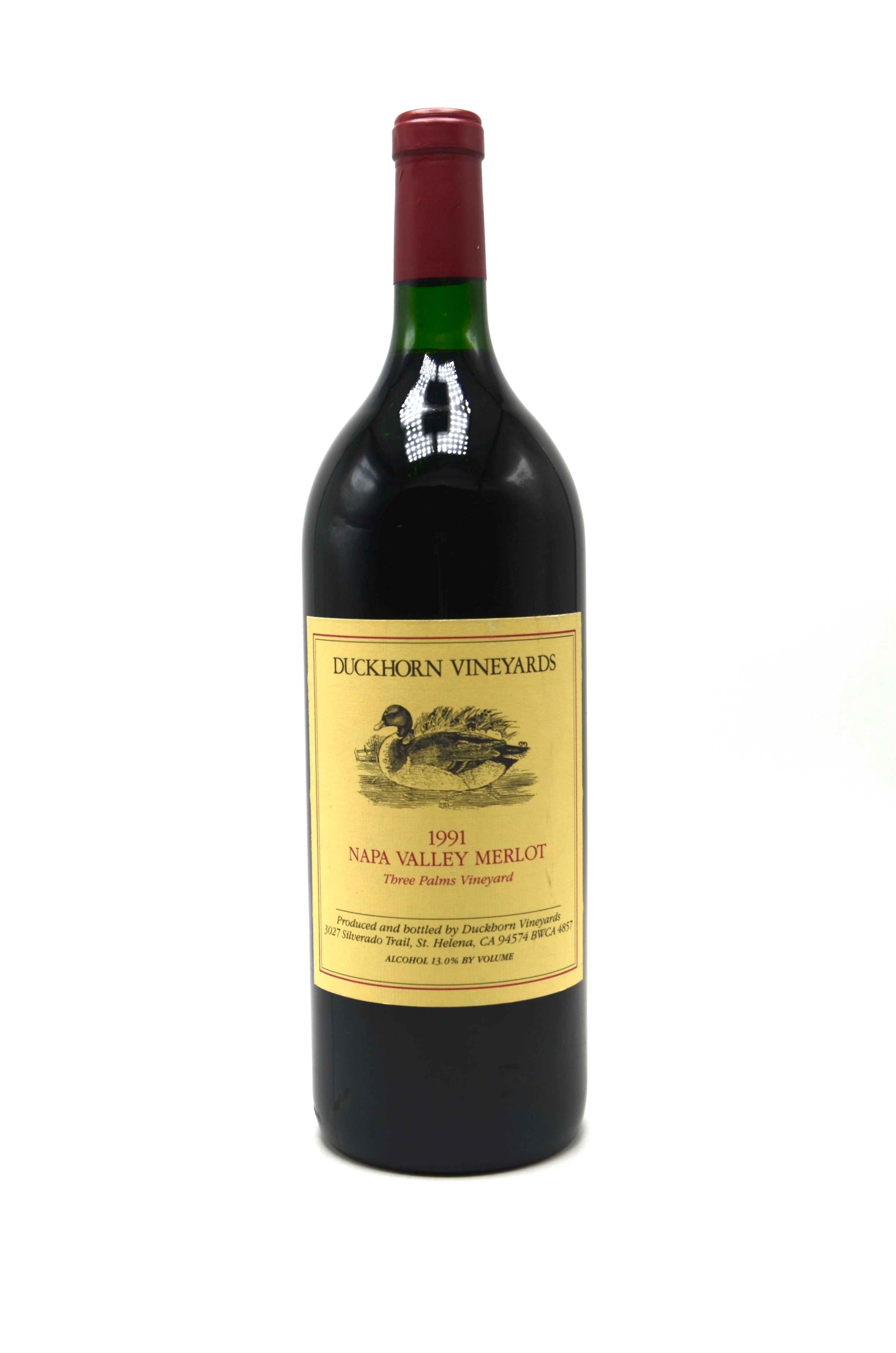 1991 Duckhorn Merlot, Three Palms Vineyard, Napa Valley (magnum)