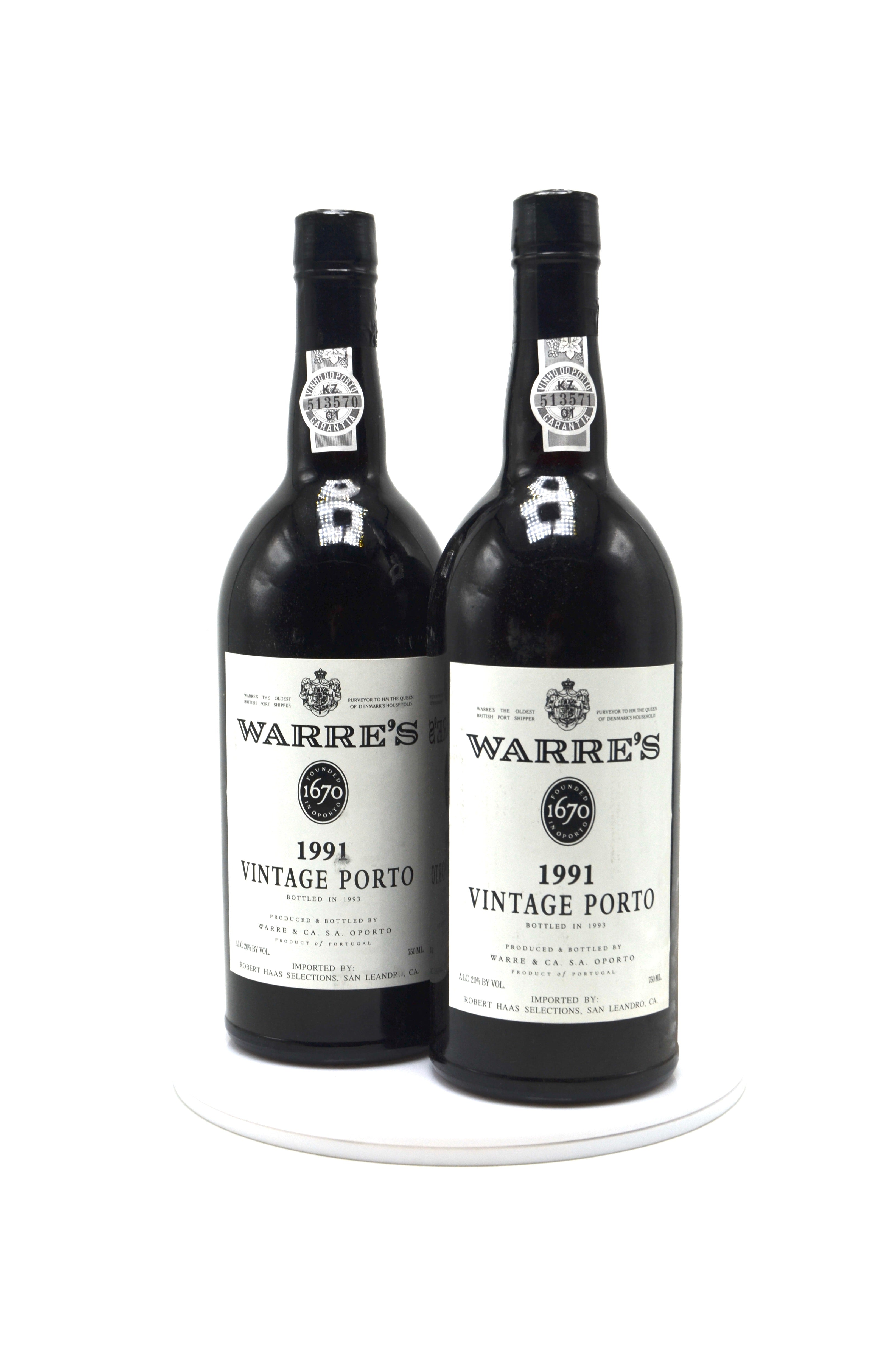 1991 Warre's Vintage Port