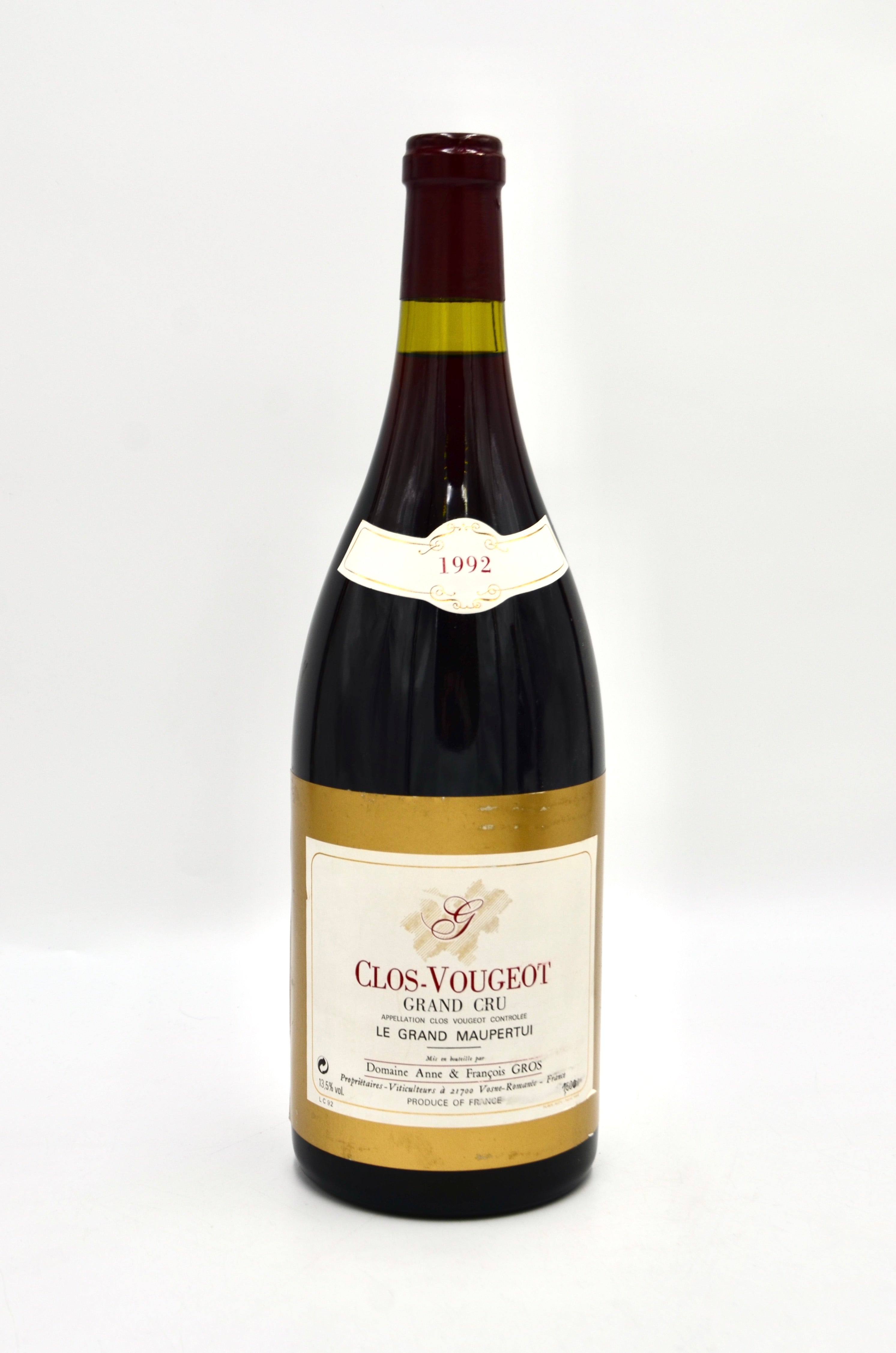 1992 Domaine Anne & Francois Gros Clos-Vougeot, Le Grand Maupertui, Grand Cru (magnum)