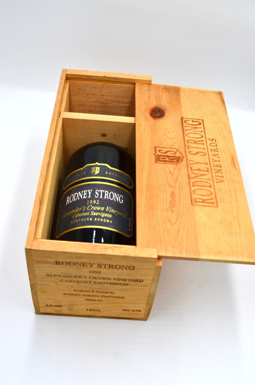 1992 Rodney Strong Cabernet Sauvignon, Alexander's Crown Vineyard, Alexander Valley, Northern Sonoma (double-magnum)
