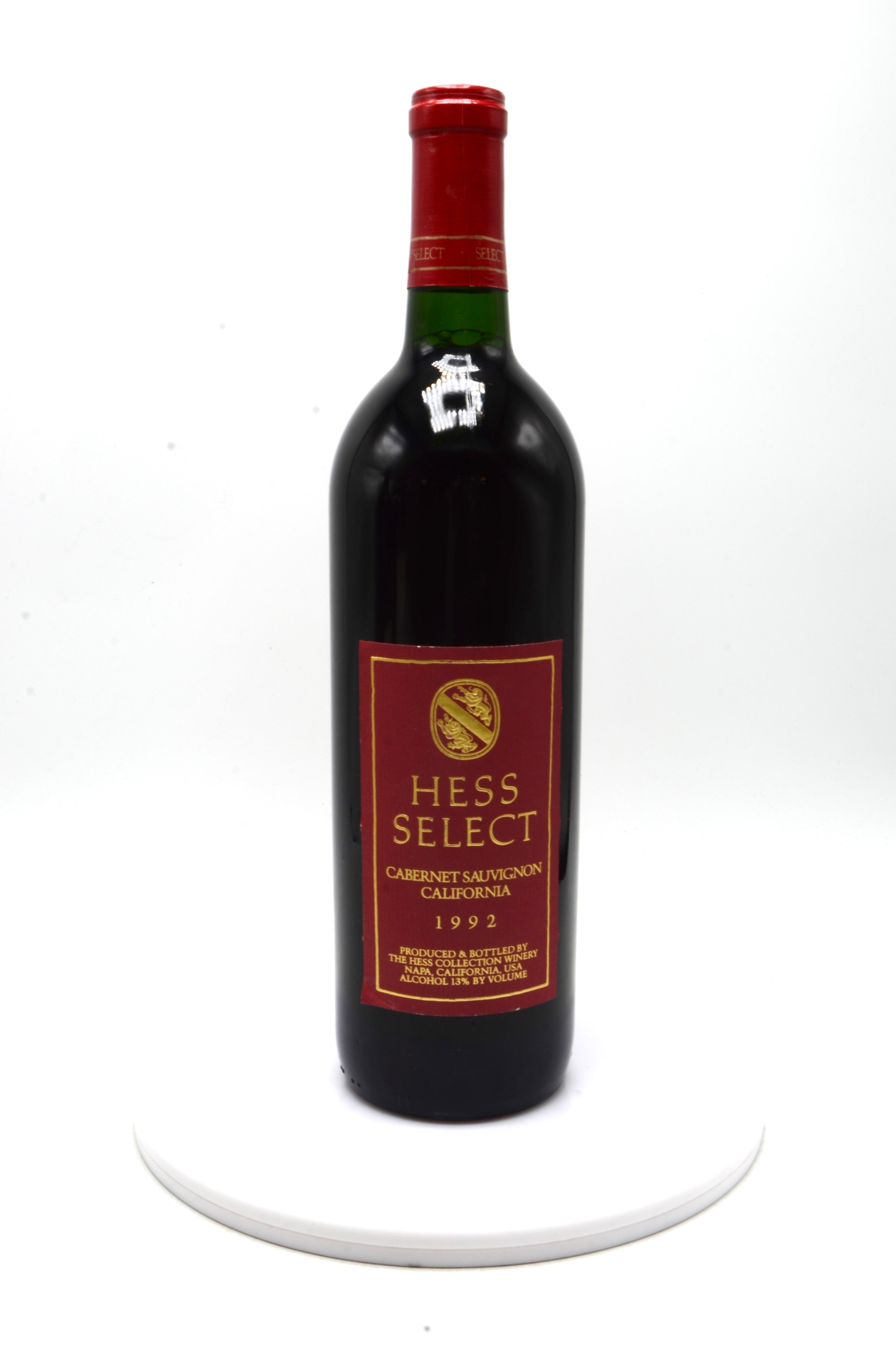 1992 Hess Select Cabernet Sauvignon, North Coast