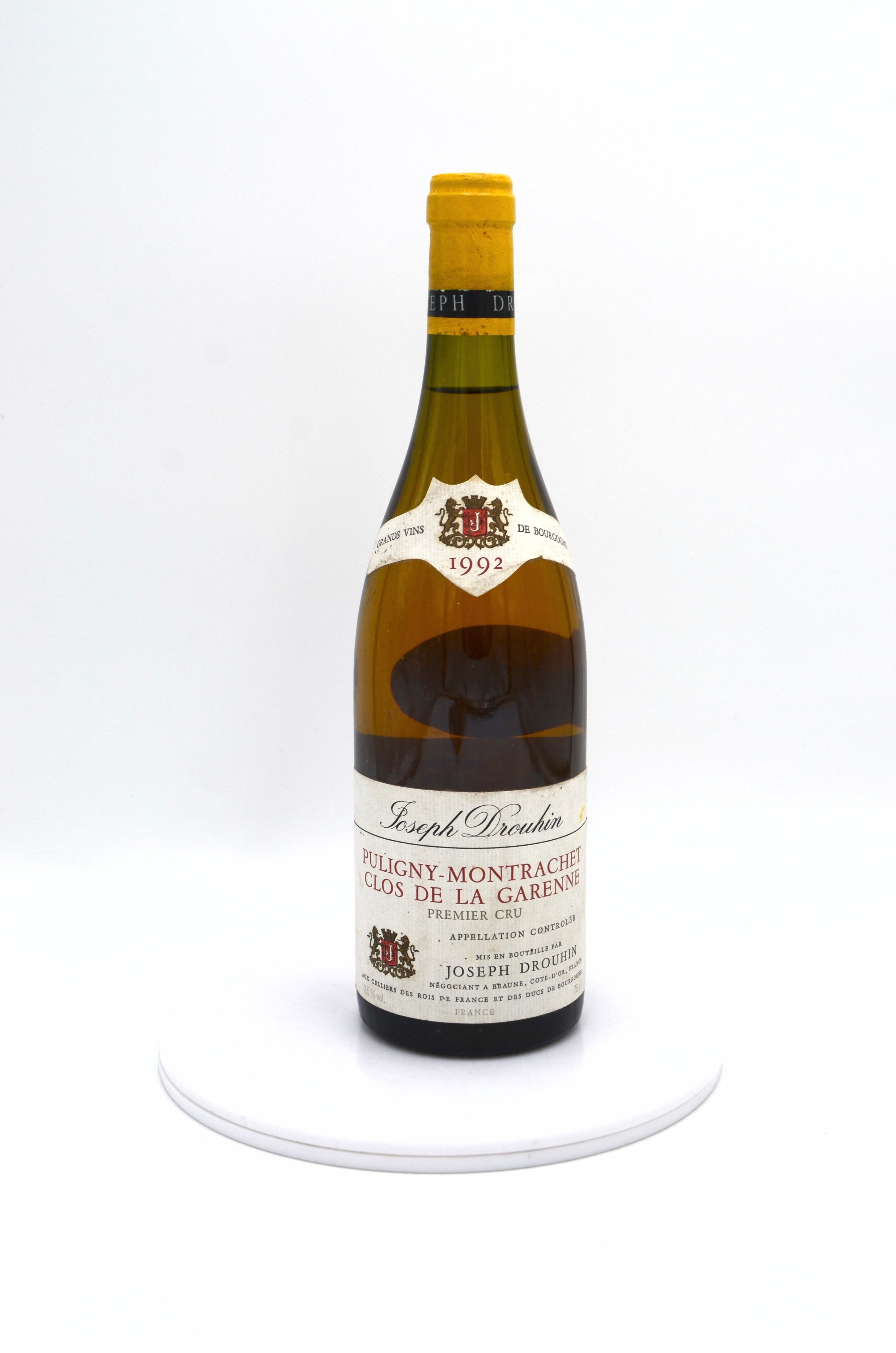 1992 Joseph Drouhin Puligny-Montrachet Blanc, Clos de la Garenne, Premier Cru