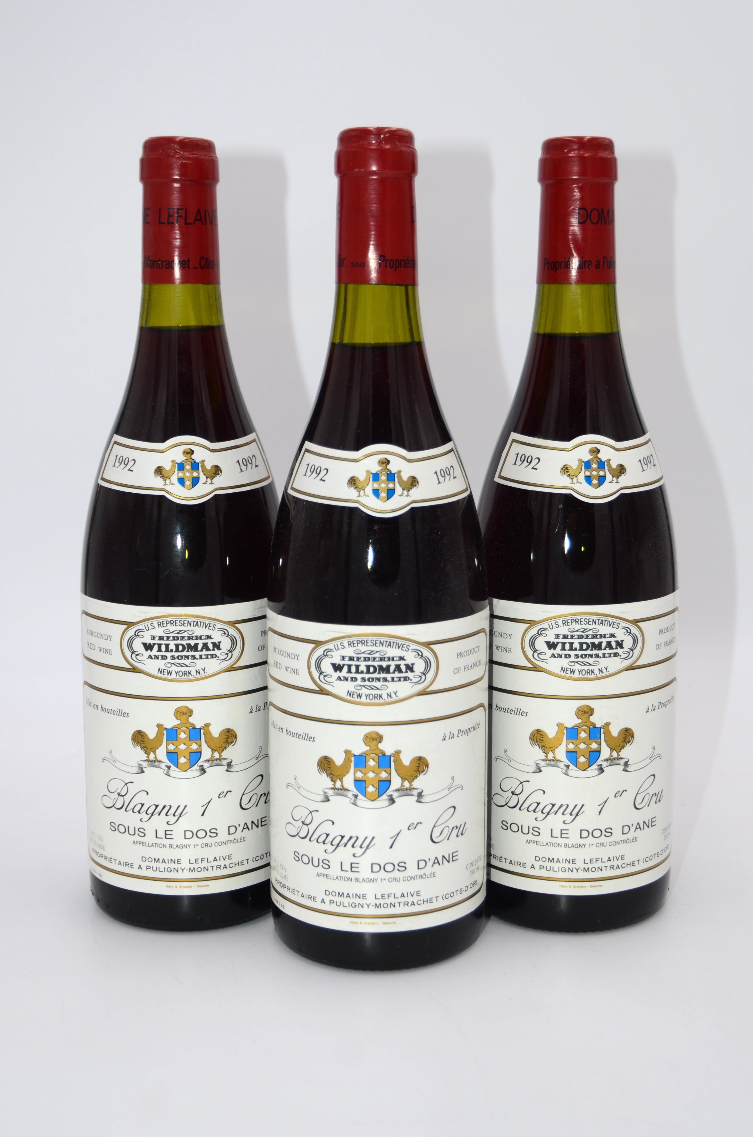 1992 Domaine Leflaive Blagny Rouge, Sous le Dos d'Ane, Premier Cru
