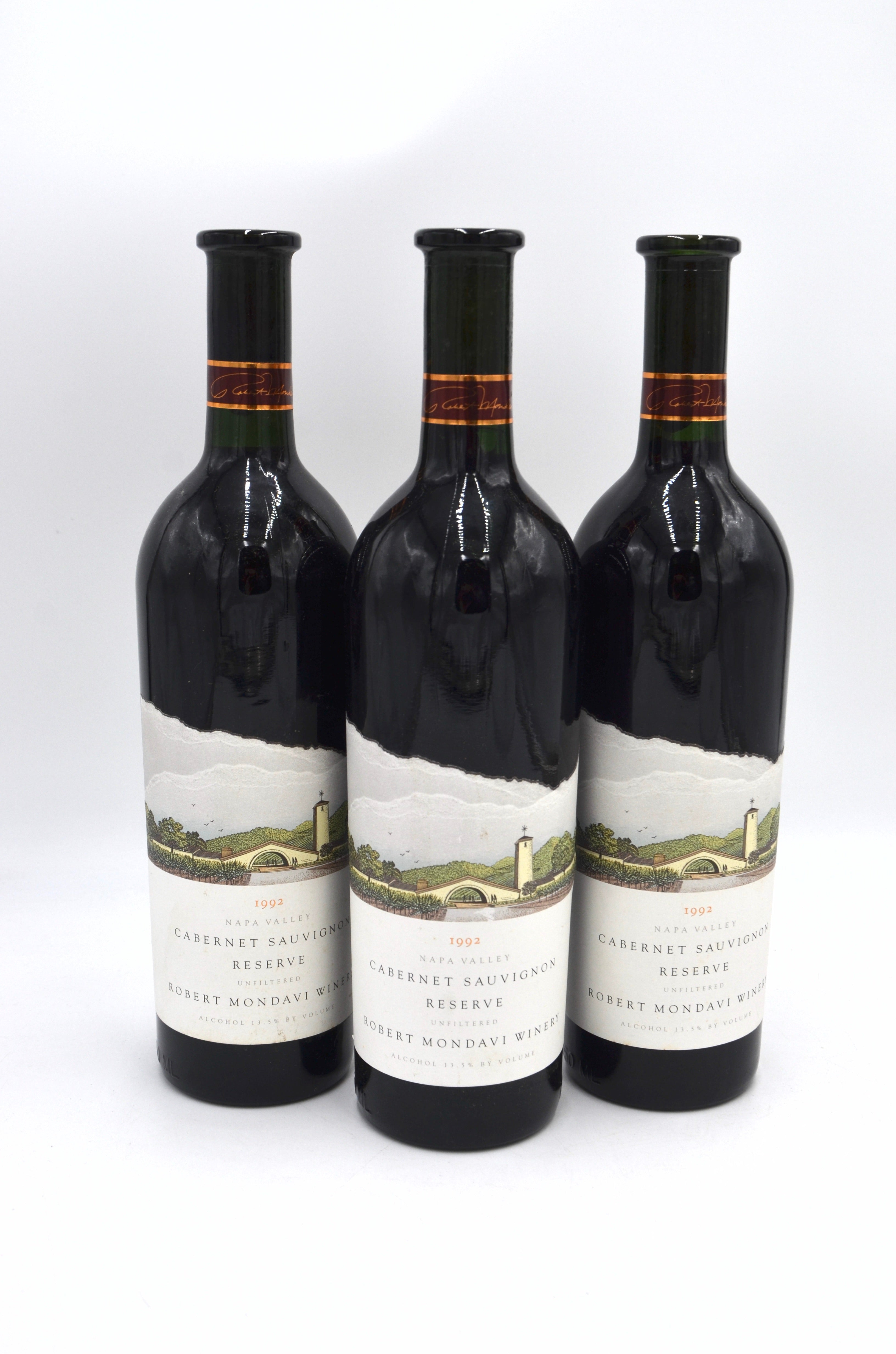 1992 Robert Mondavi Reserve Cabernet Sauvignon, Unfiltered, Napa Valley