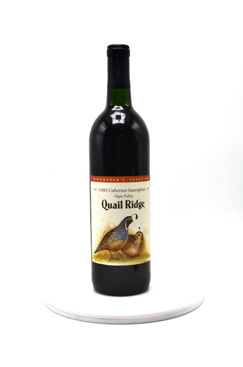 1992 Quail Ridge Cabernet Sauvignon, Oakville, Napa Valley