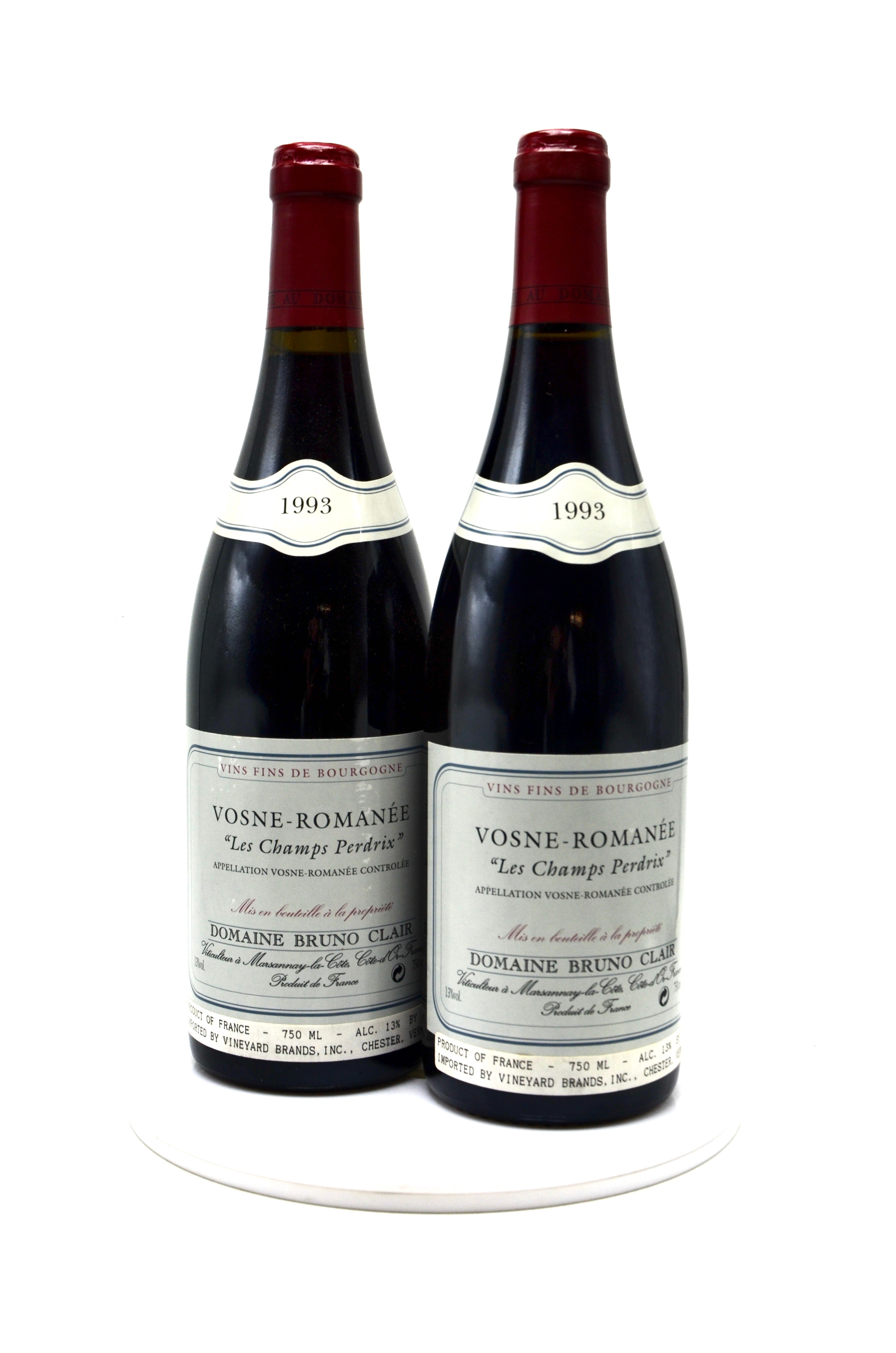 1993 Domaine Bruno Clair Vosne Romanee, Les Champs Perdrix