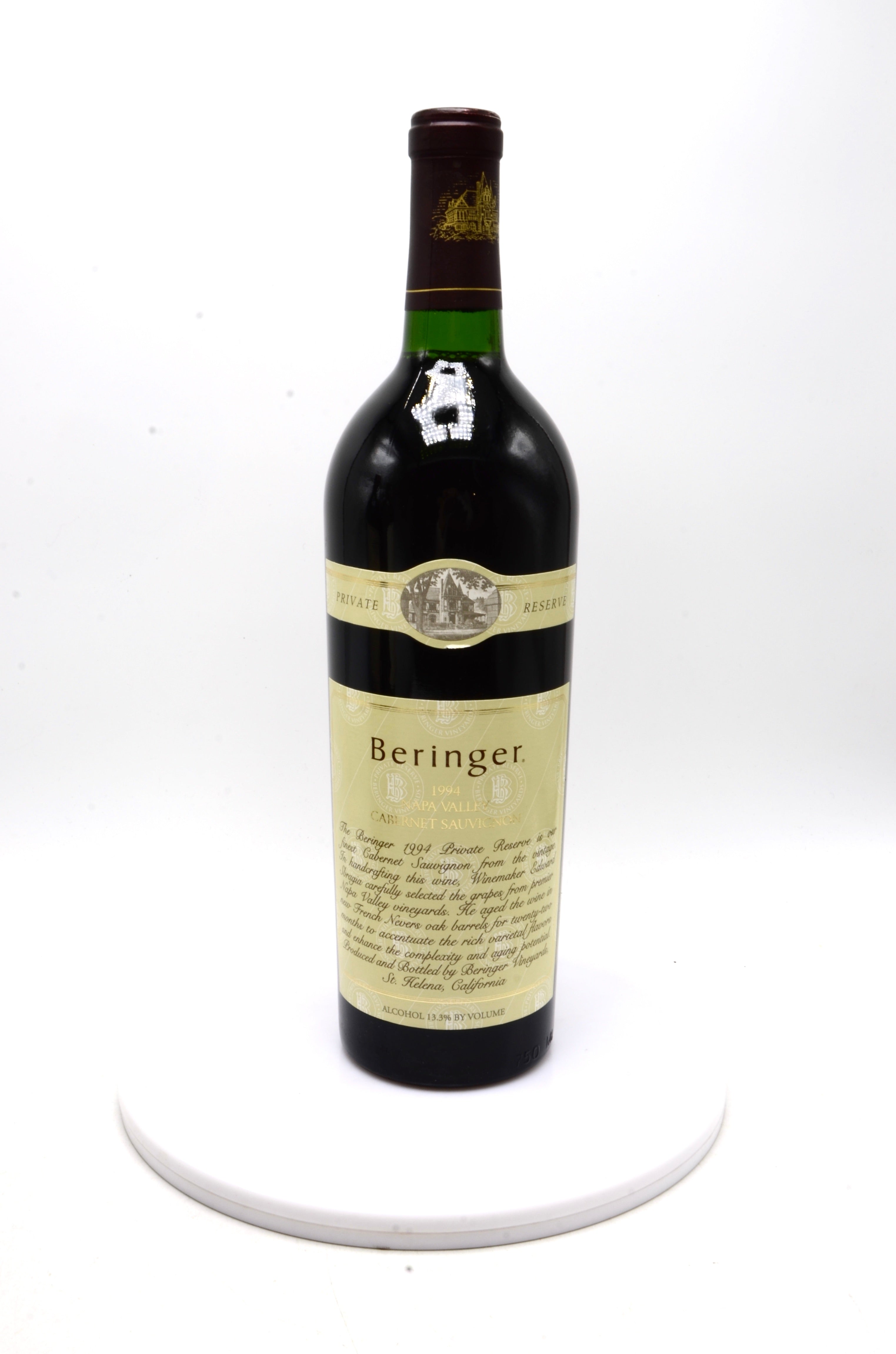 1993 Beringer Vineyards Private Reserve Cabernet Sauvignon, Napa Valley