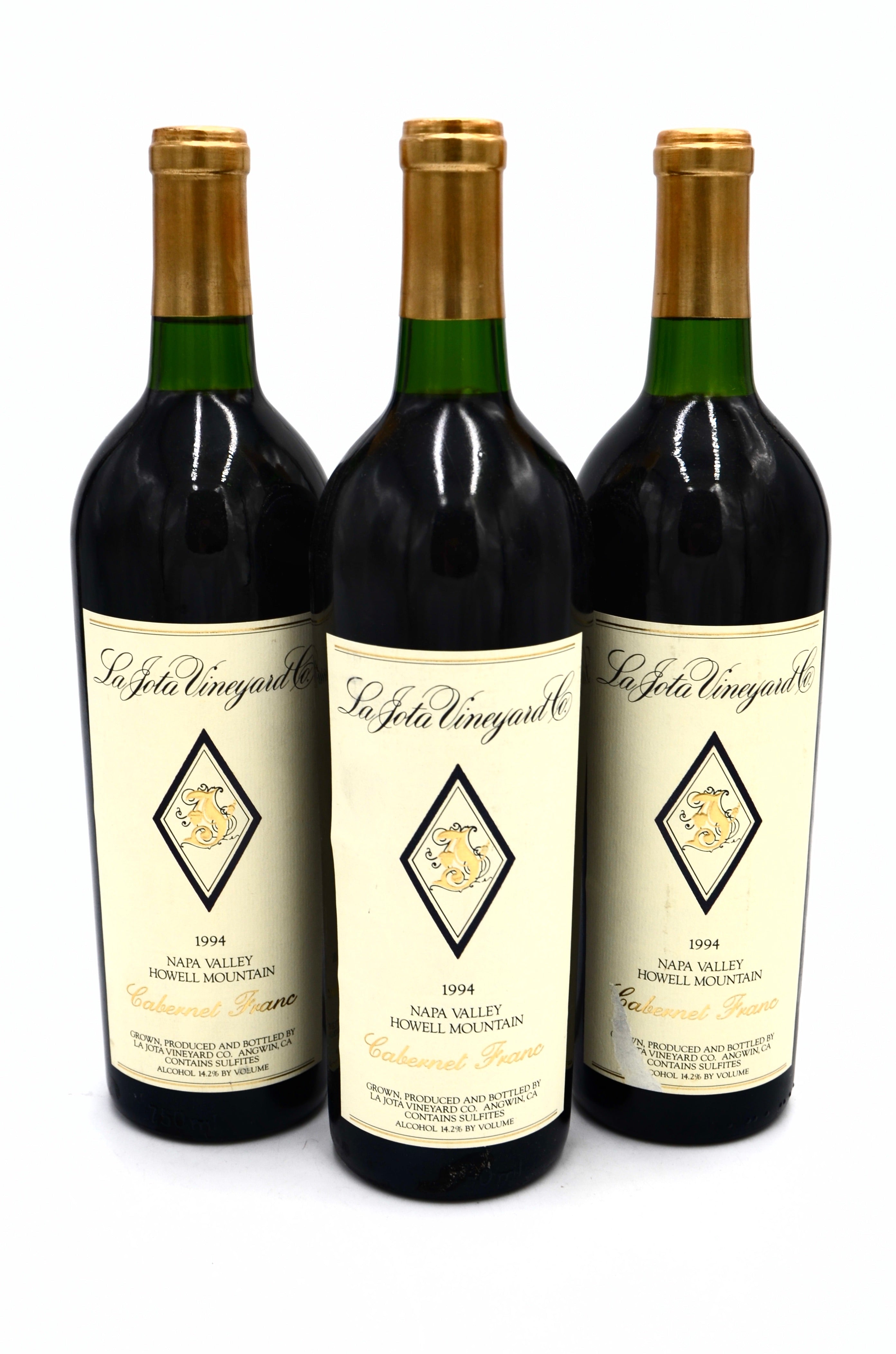 1994 La Jota Vineyard Co. Cabernet Franc, Howell Mountain, Napa Valley